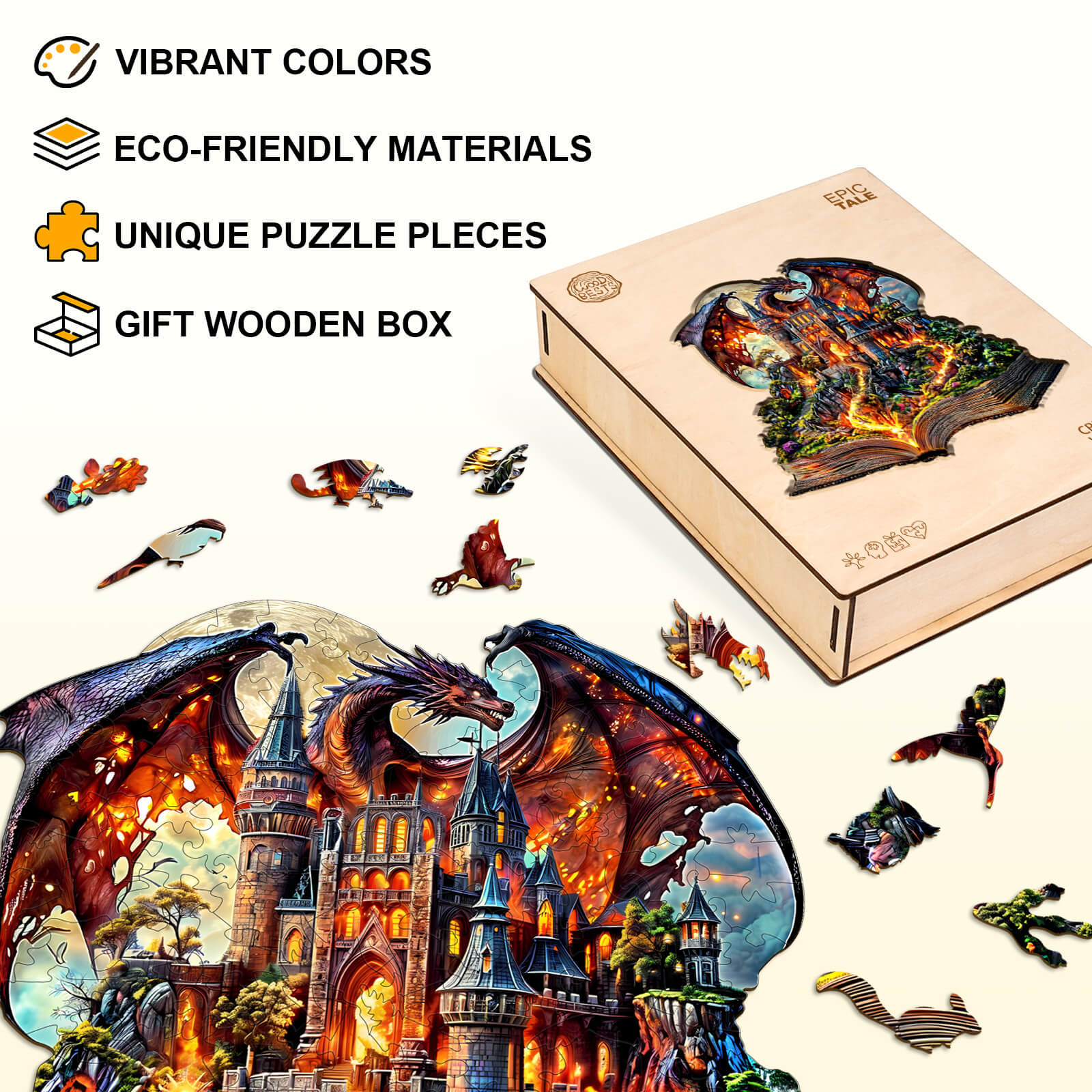 Epic Tale Wooden Jigsaw Puzzle
