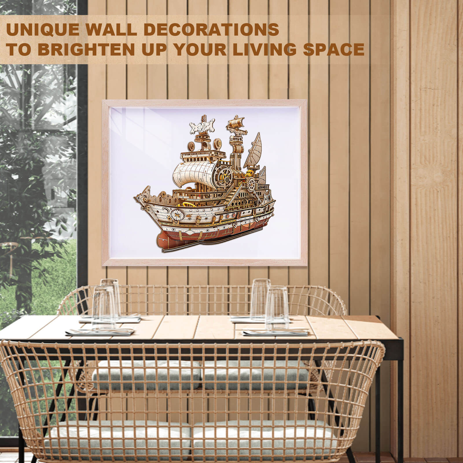 3D Jigsaw Puzzle Cargo Ship Wooden Jigsaw Puzzle