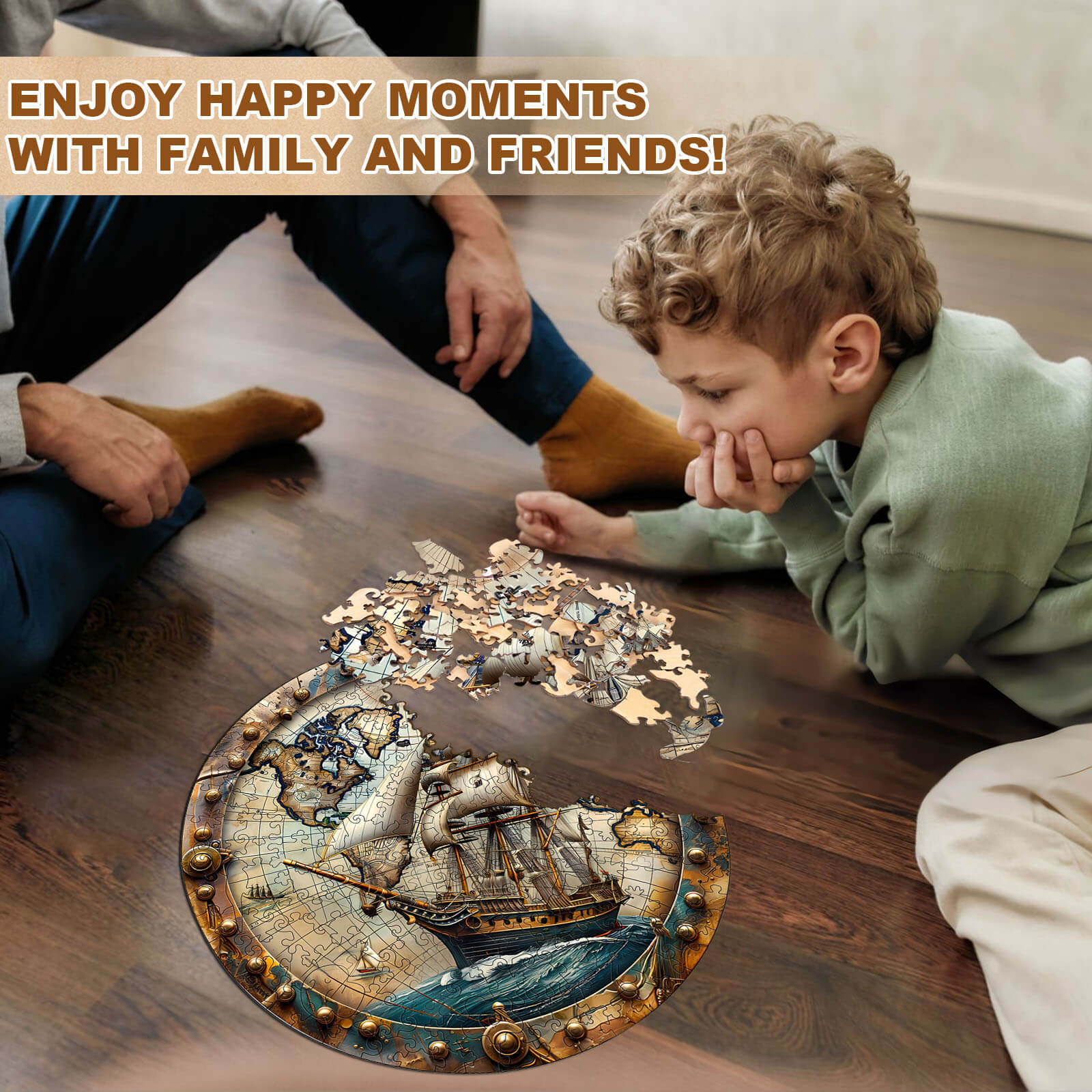 World Voyage Wooden Jigsaw Puzzle