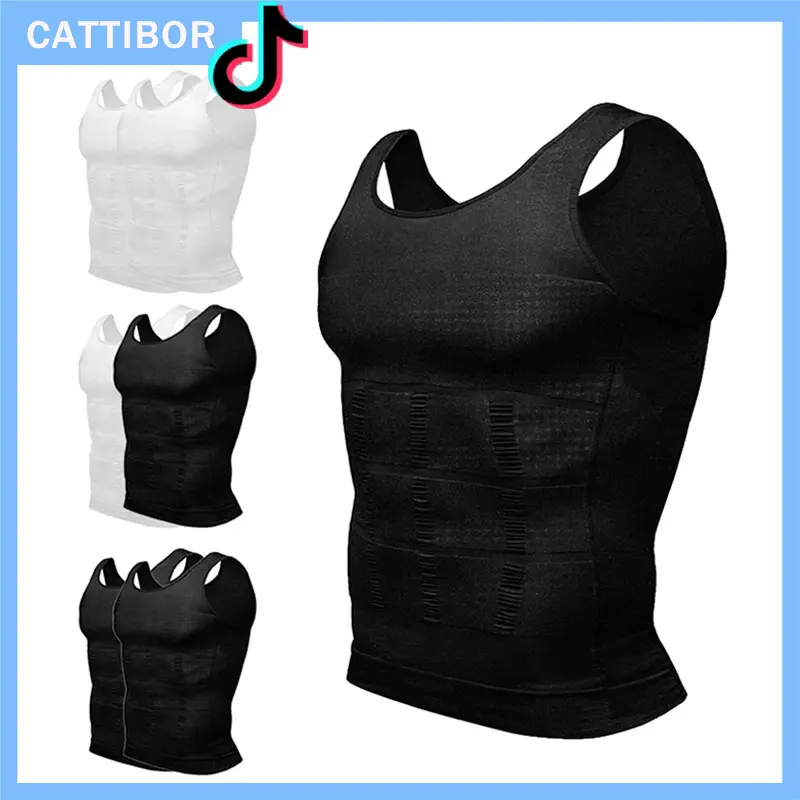 🔥8-Pack $24🔥Men's Sleeveless Shirt Shapewear Breathable Sport Vest