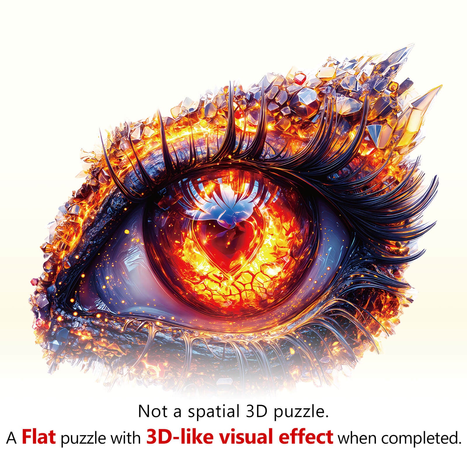 Ember Eye Wooden Jigsaw Puzzle