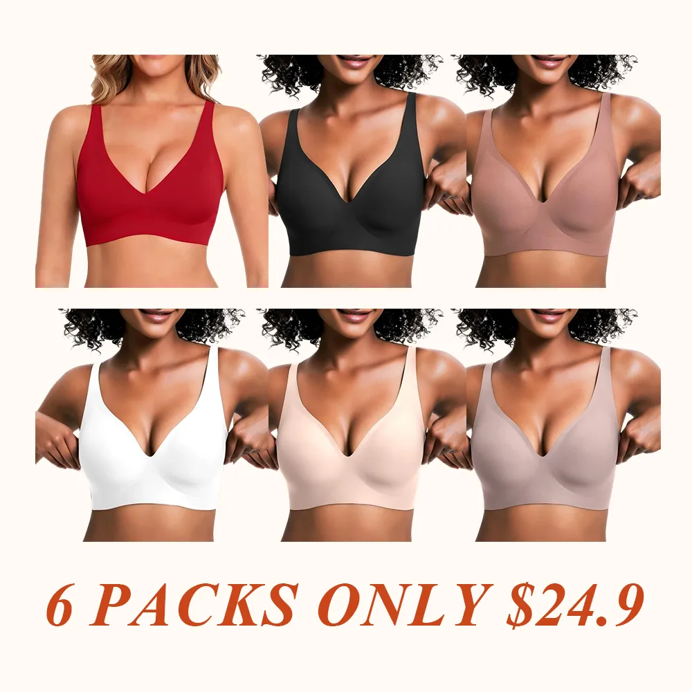 Wireless Womens Comfortable Wireless Bras Push Up Bralettes Seamless Tshirts Bras