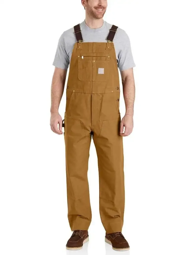 🔥Last Day Promotion!🔥Men's Denim Bib Overalls, Workwear with Adjustable Straps and Convenient Tool Pockets