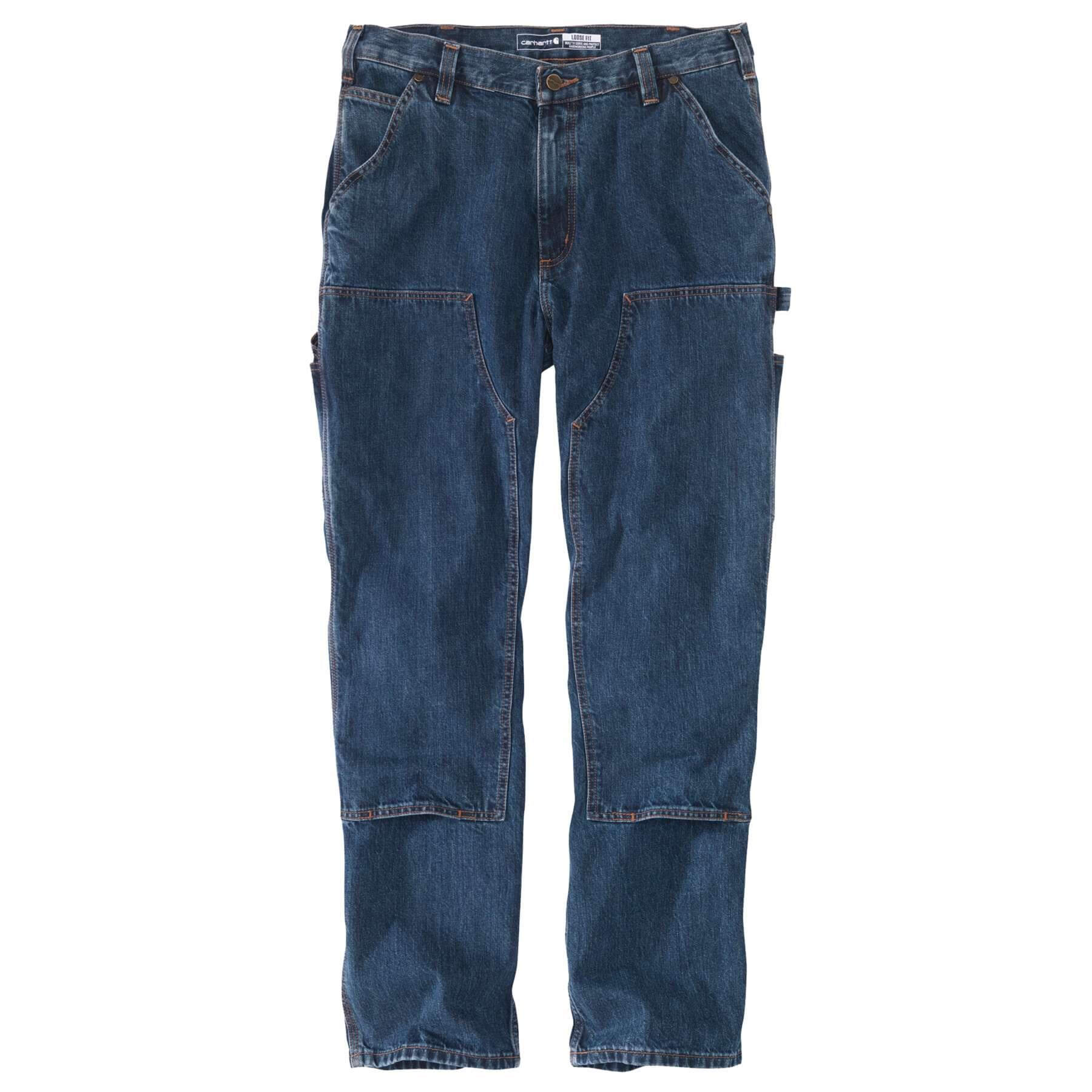 CHT Loose Fit Straight Leg Double-Front Logger Jeans 104944
