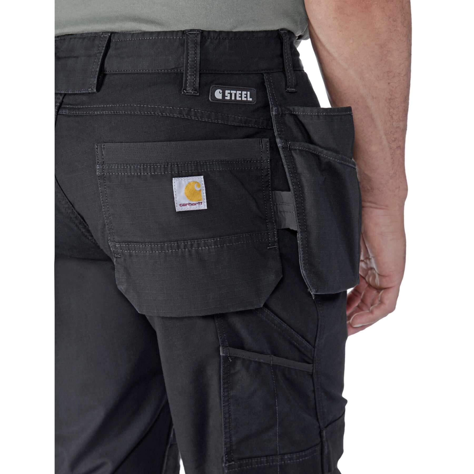 CHT Steel Double-Front Multi-Pocket Stretch Ripstop Cargo Trousers 105070