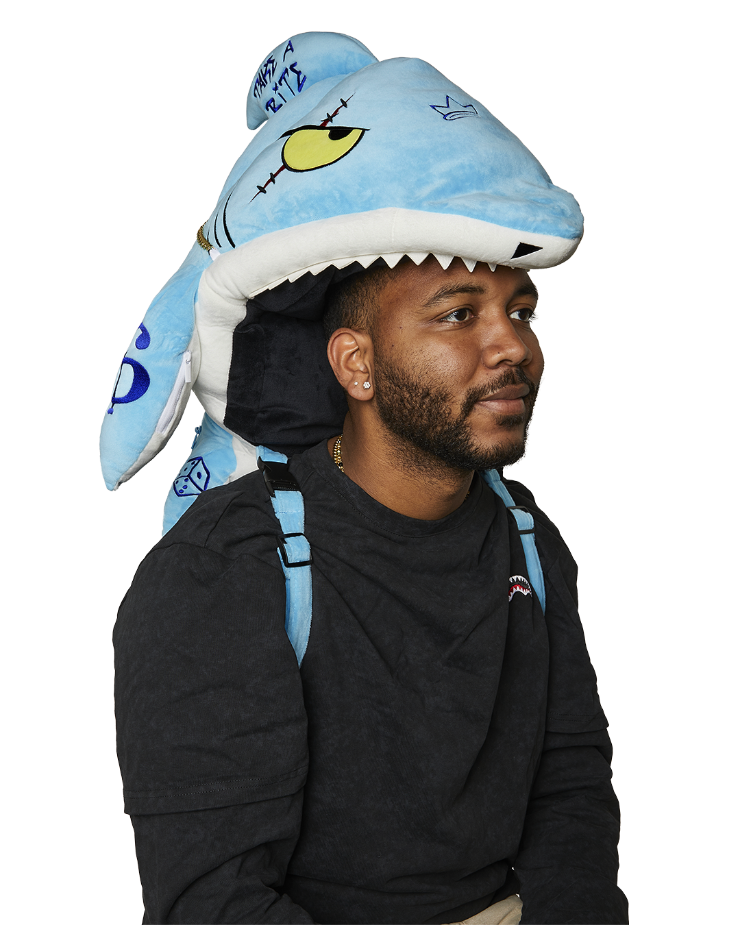 STUFFED SAVAGE HOODY BACKPACK SHARK