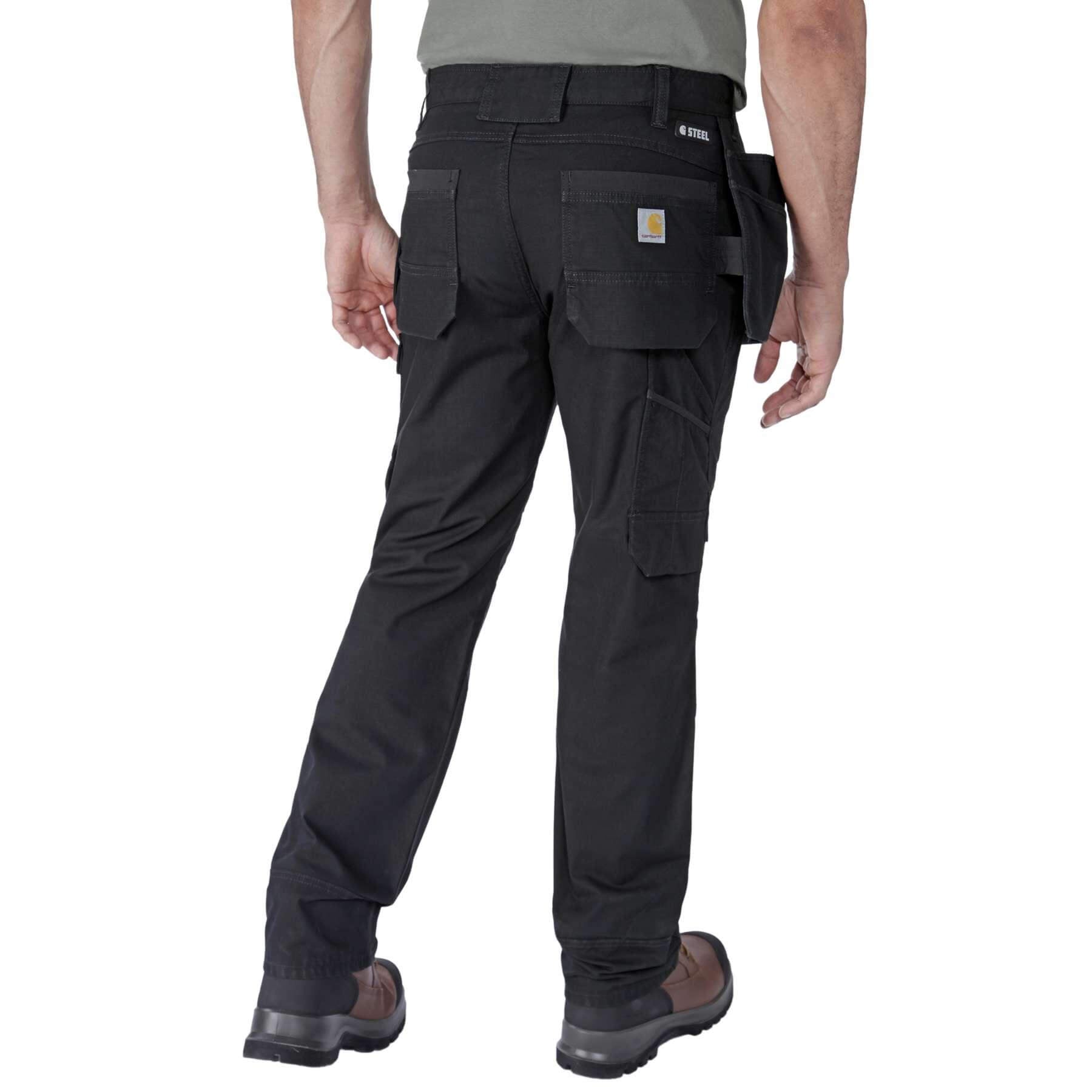CHT Steel Double-Front Multi-Pocket Stretch Ripstop Cargo Trousers 105070