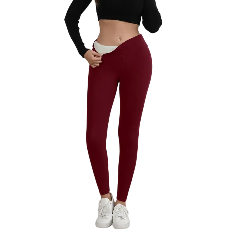 Winter Warm Fleece Lined Leggings High Waist Women's Casual Riding Workout Wear for Yoga