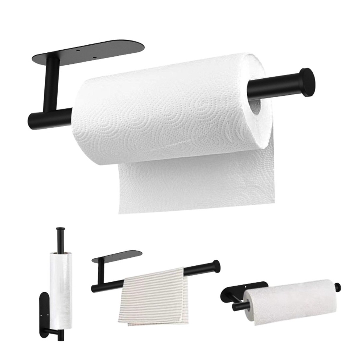 🧻Under Cabinet Paper Towel Holder – Declutter Your Kitchen Counter in Seconds ✨