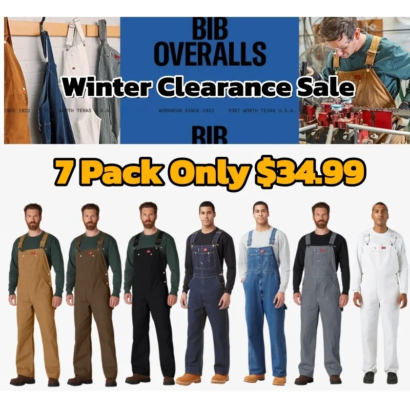 DCS Men's product sells best first 🔥Classic Bib Overalls