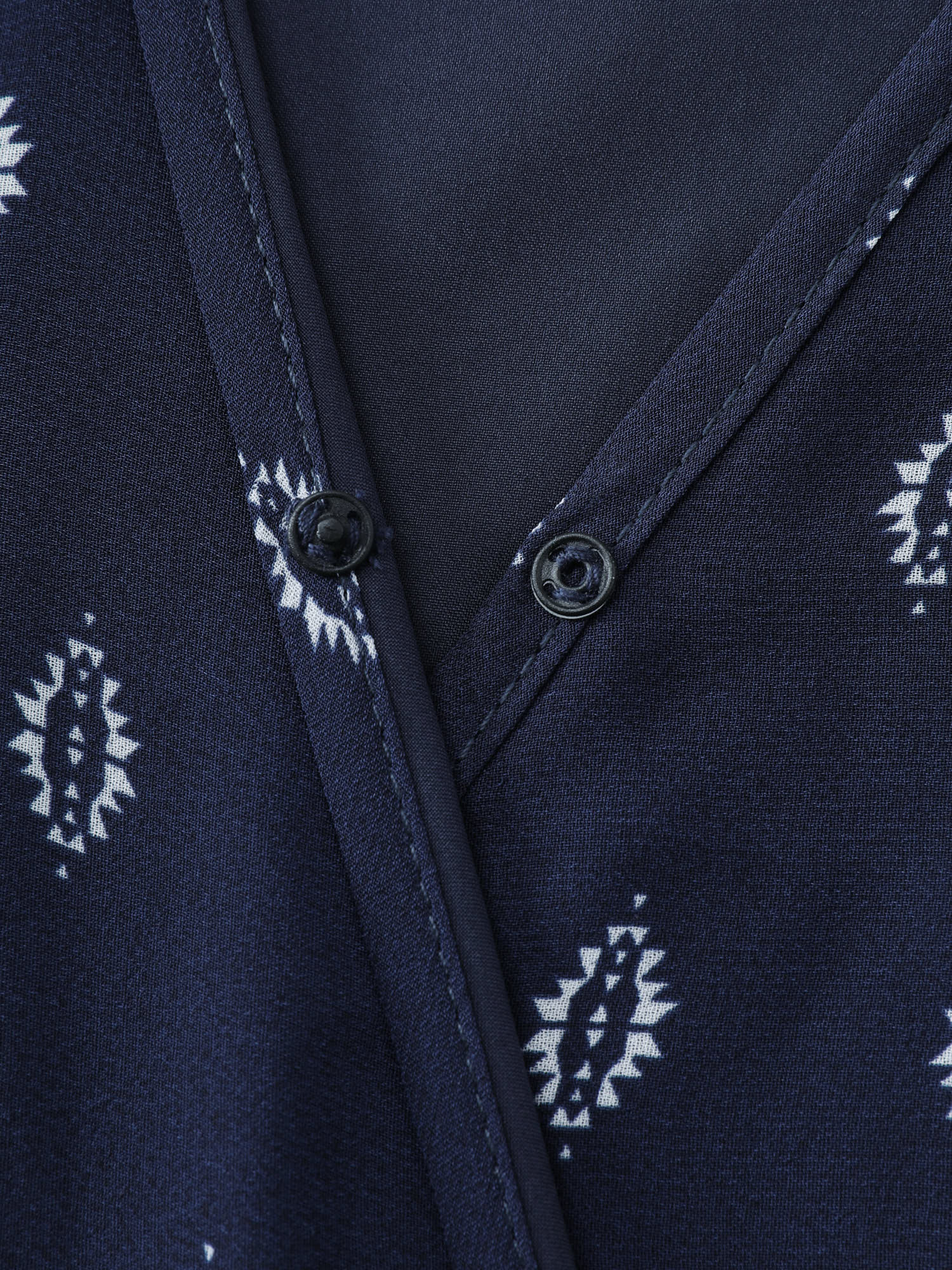 Boho Geometric Print Wrap Maxi Dress