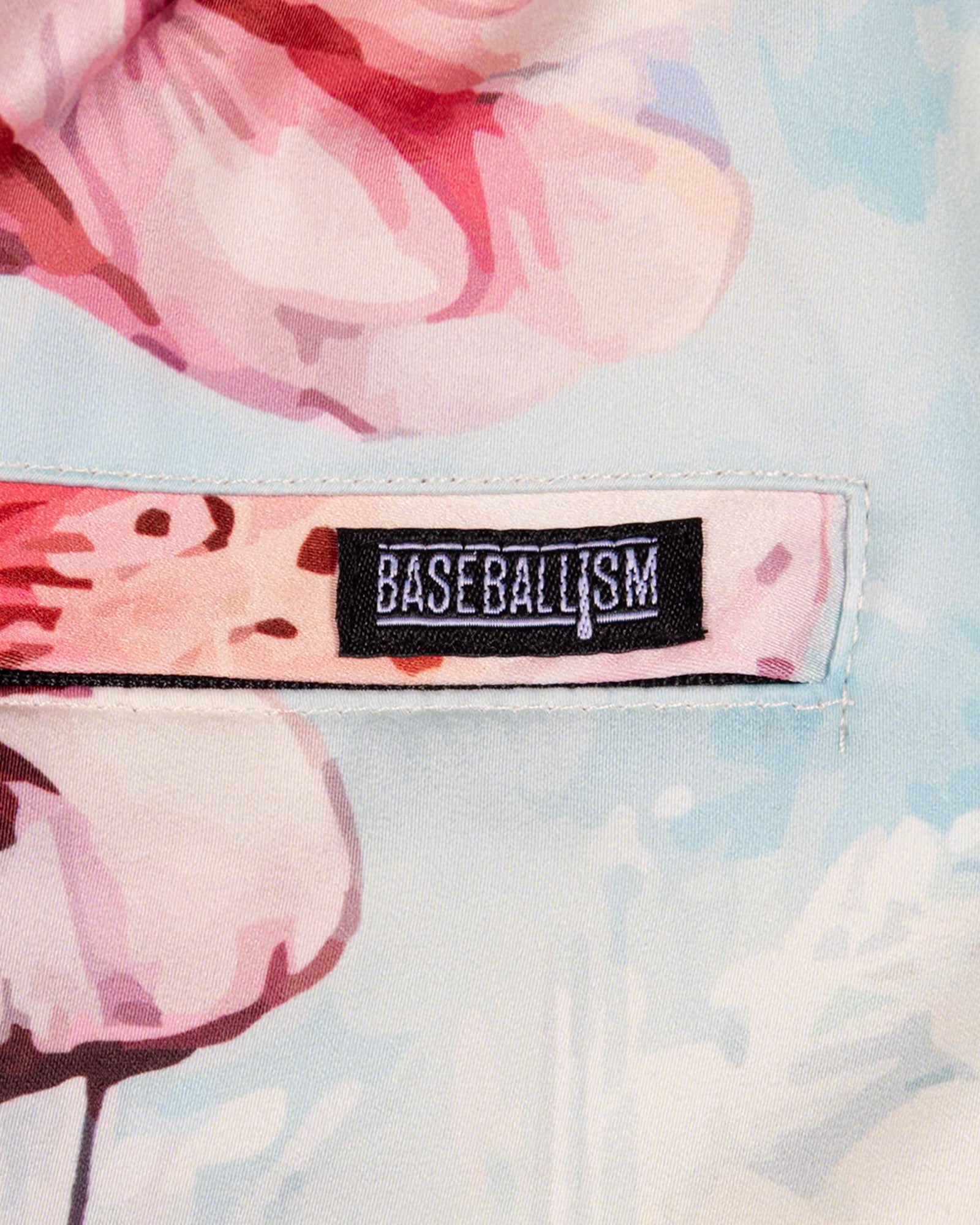 Cherry Blossom Baseball Diamond Lux Satin Shorts - Youth