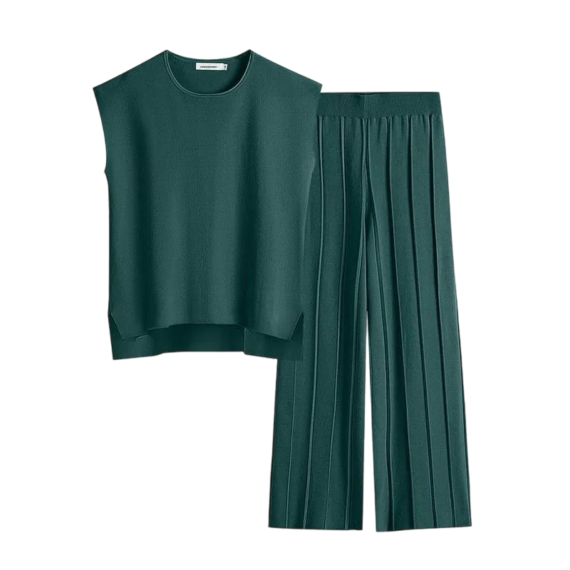 Women’s Crewneck & Wide Leg Lounge Set