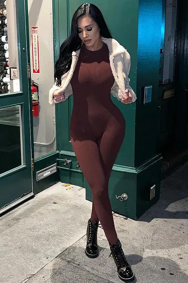 Knitted Jumpsuit Set