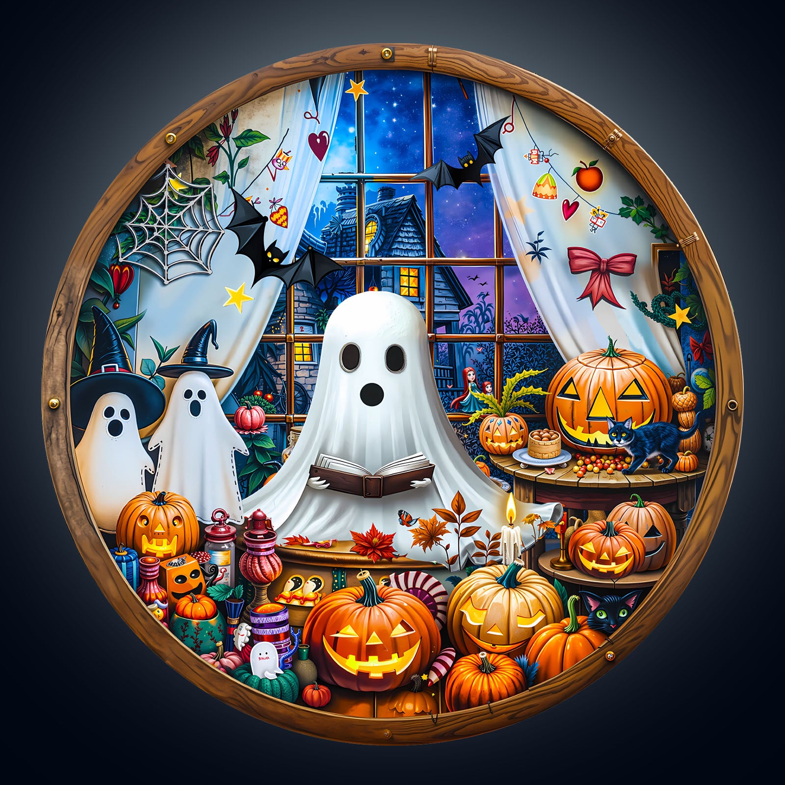 Halloween Party Wooden Jigsaw Puzzle