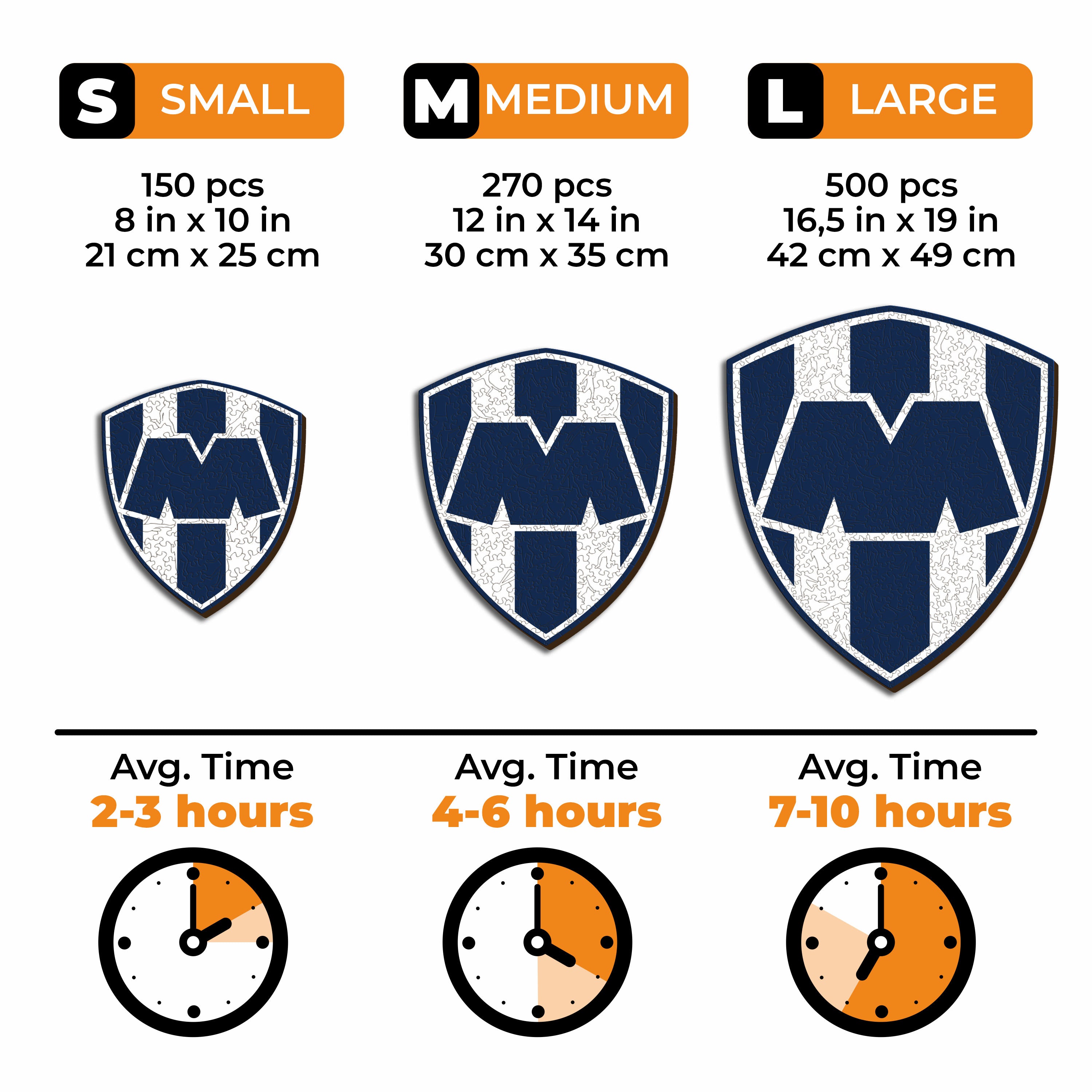 Club de Futbol Monterrey® Logo - Wooden Puzzle