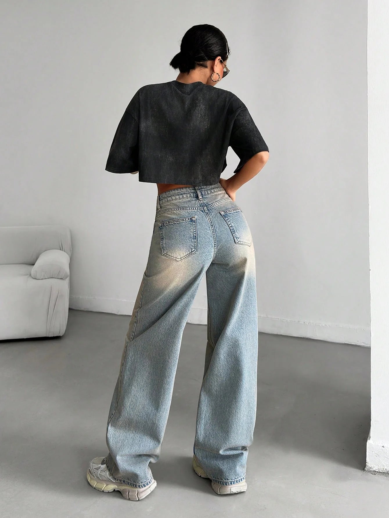 Chill In Blue Straight Fit Jeans