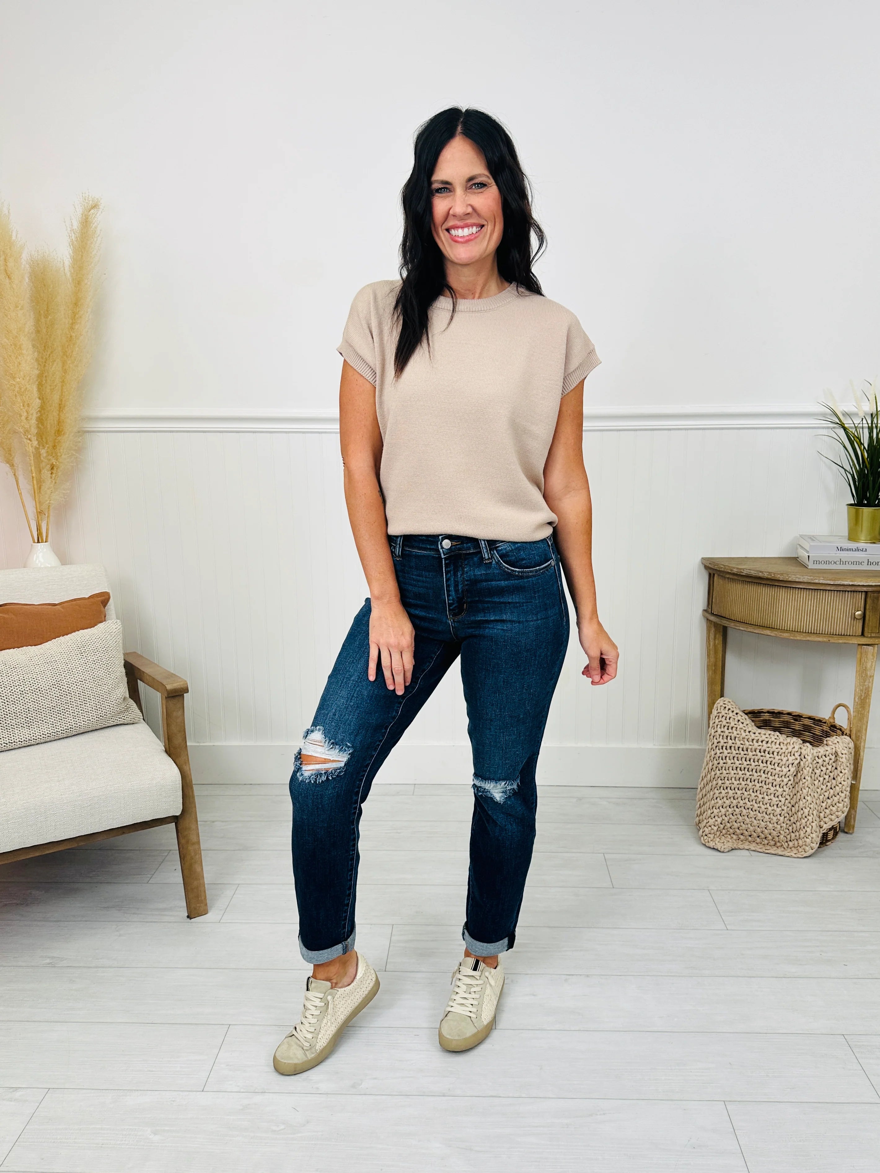 Judy Blue Walk This Way Slim Straight Leg Jeans