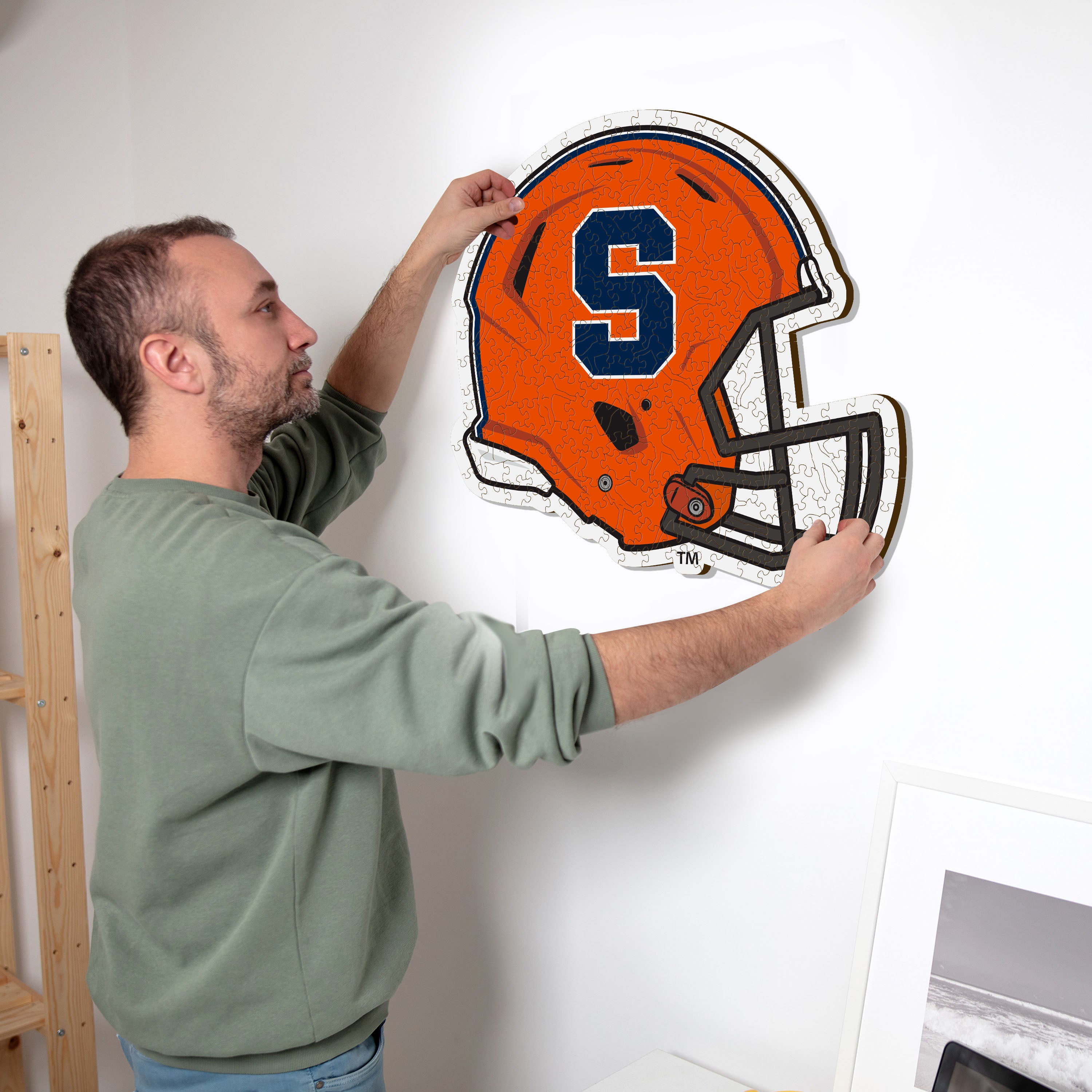 Syracuse University Helmet - Wooden Puzzle
