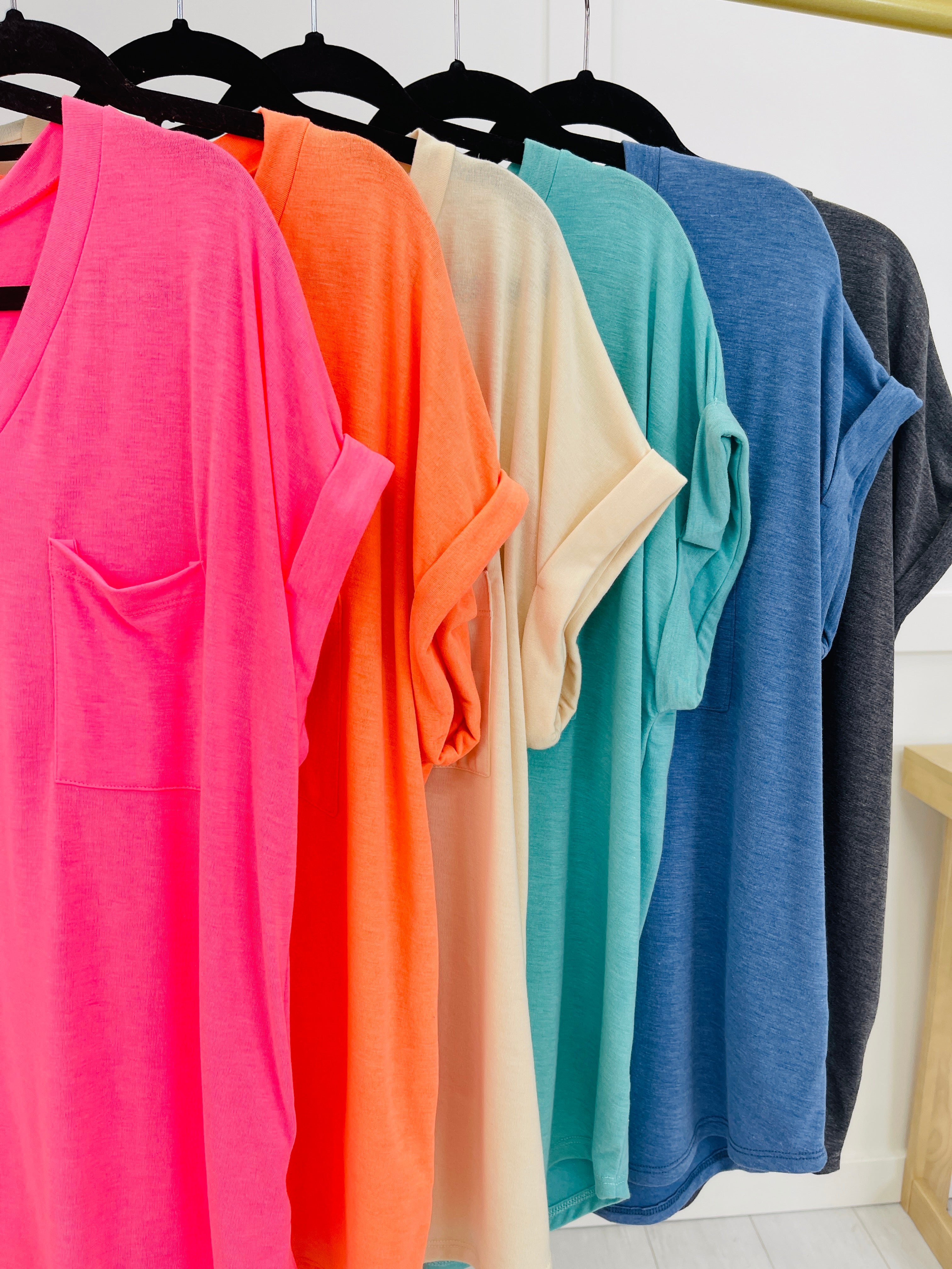 Just My Vibe Top- Multiple Colors!