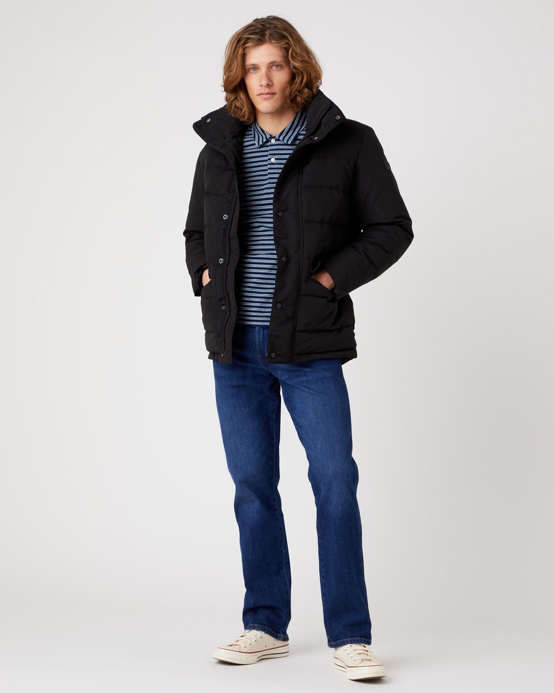 Texas Stretch Authentic Straight Mens Jeans - Dancing Water