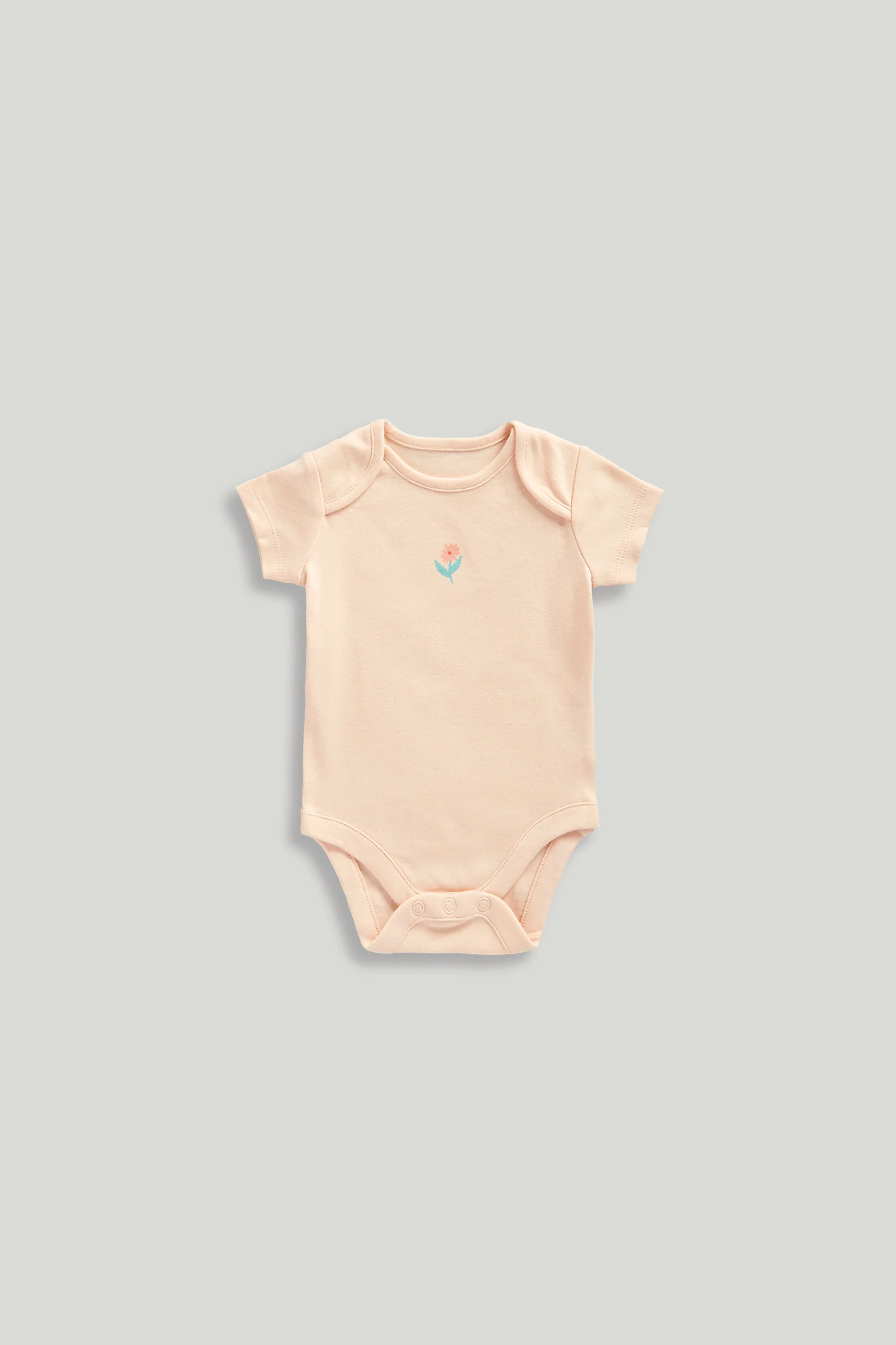 5 Pack Bunny Short-Sleeved Bodysuits