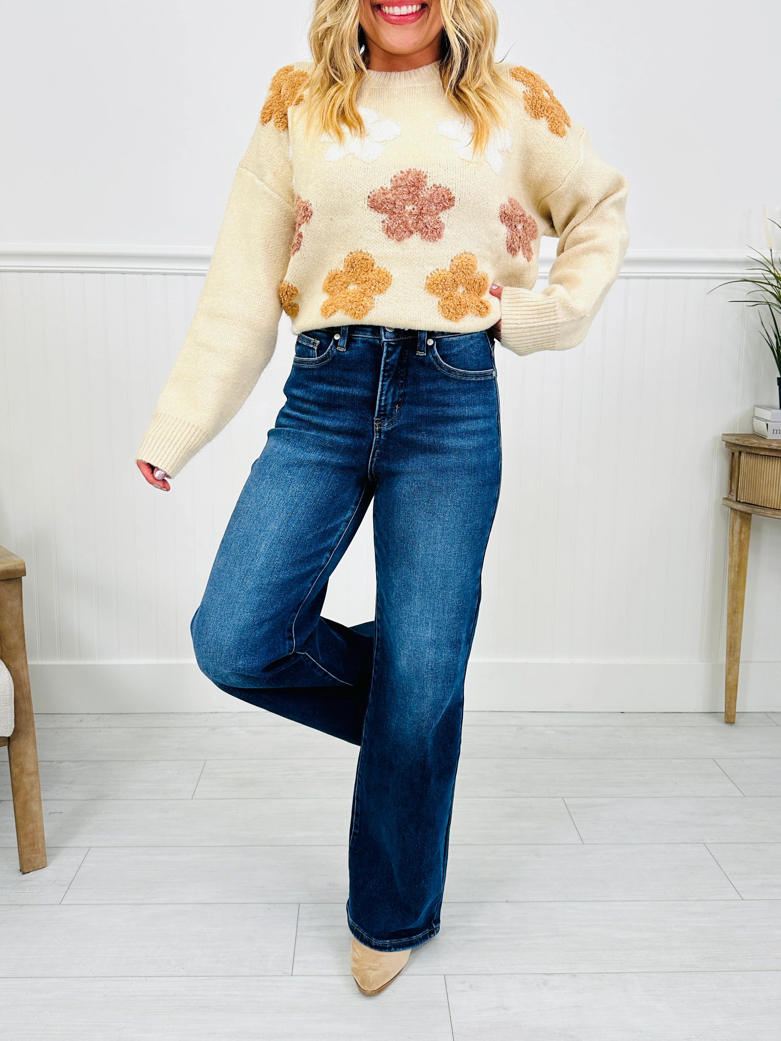 Made For You Wide Leg Jeans in Multiple Inseams