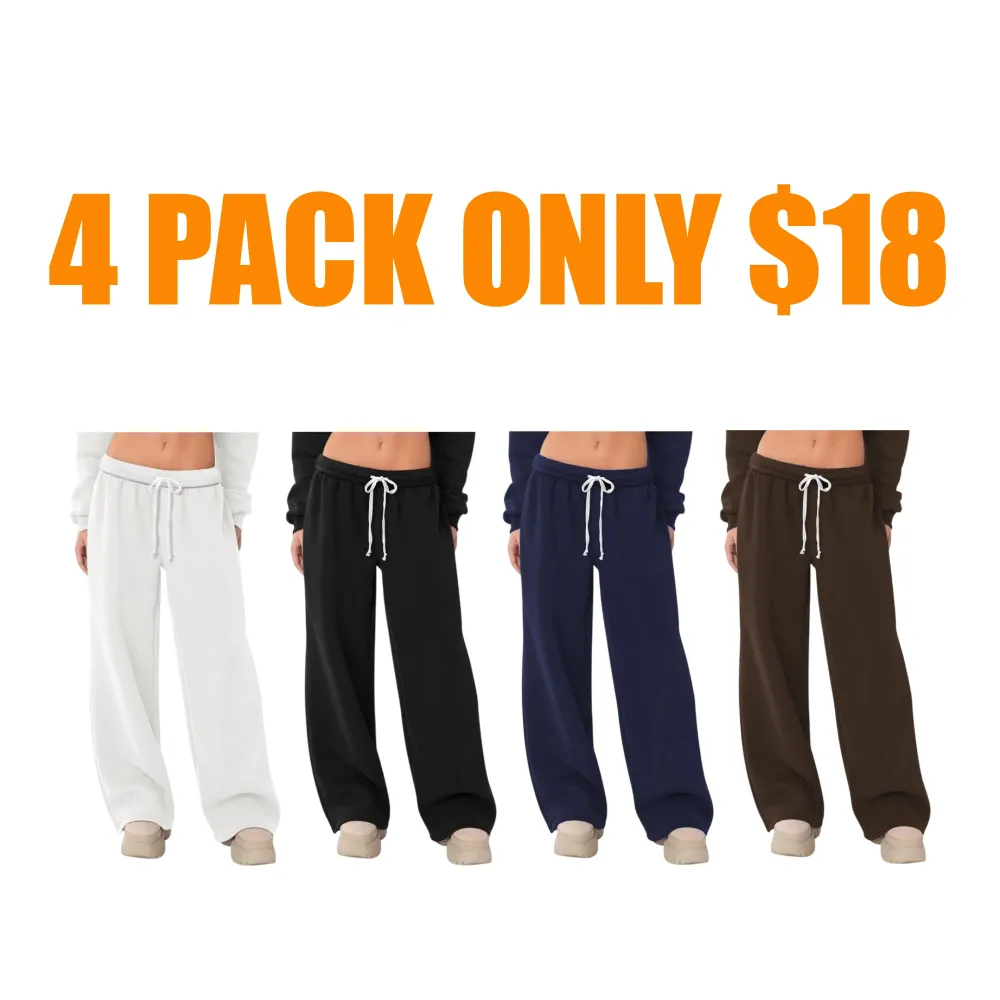 Women's Low Rise Wide Leg Sweatpants