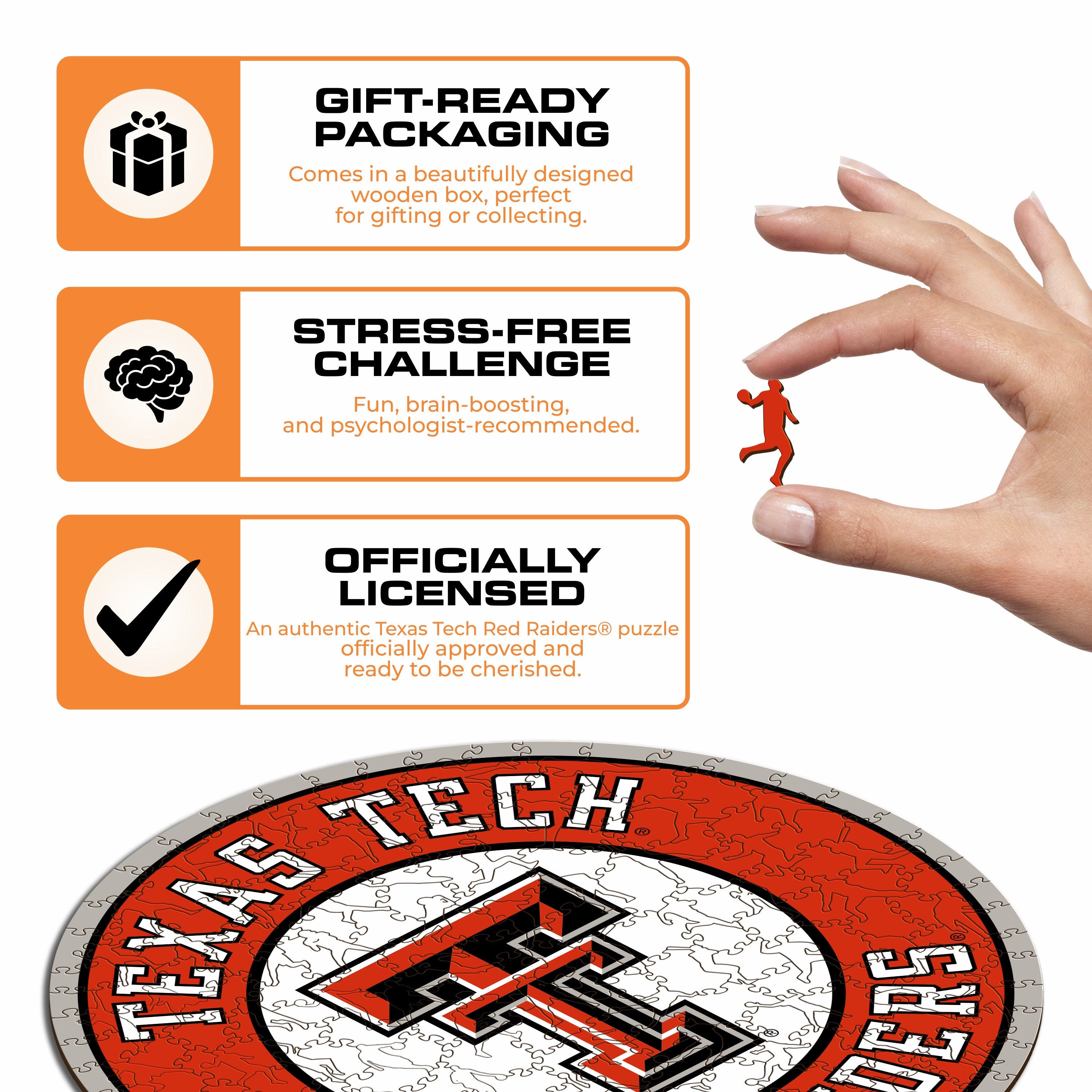 Texas Tech University - Wooden Puzzle