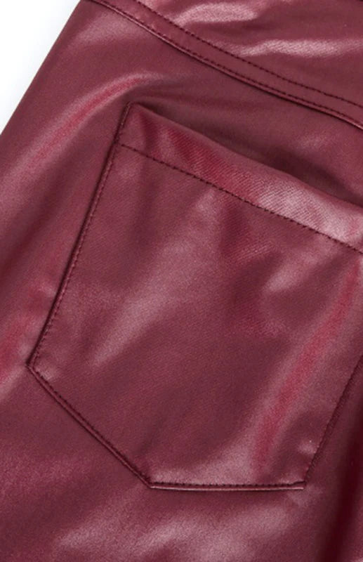 🖤 Chic Faux Leather Pants – Sexy, Sleek & Perfect for Any Outfit 🔥
