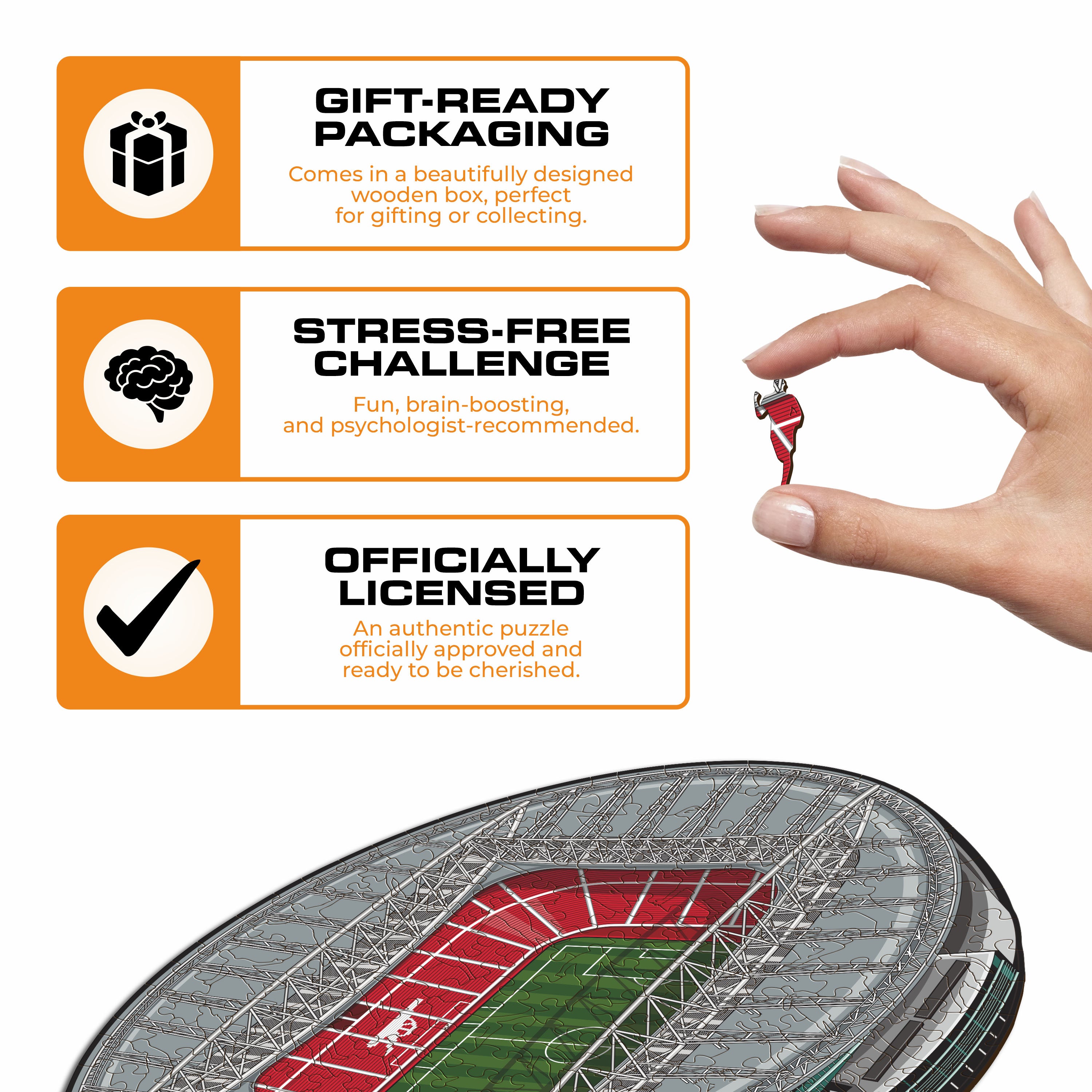 Arsenal FC® Emirates Stadium - Wooden Puzzle