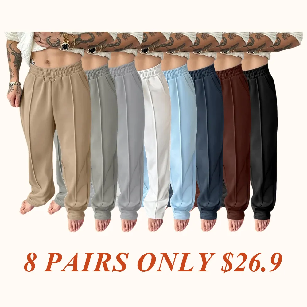 Men's and Women's Casual Street Style Joggers, High-Street Hip-Hop Design, Comfortable All-Season Pants for Daily Wear