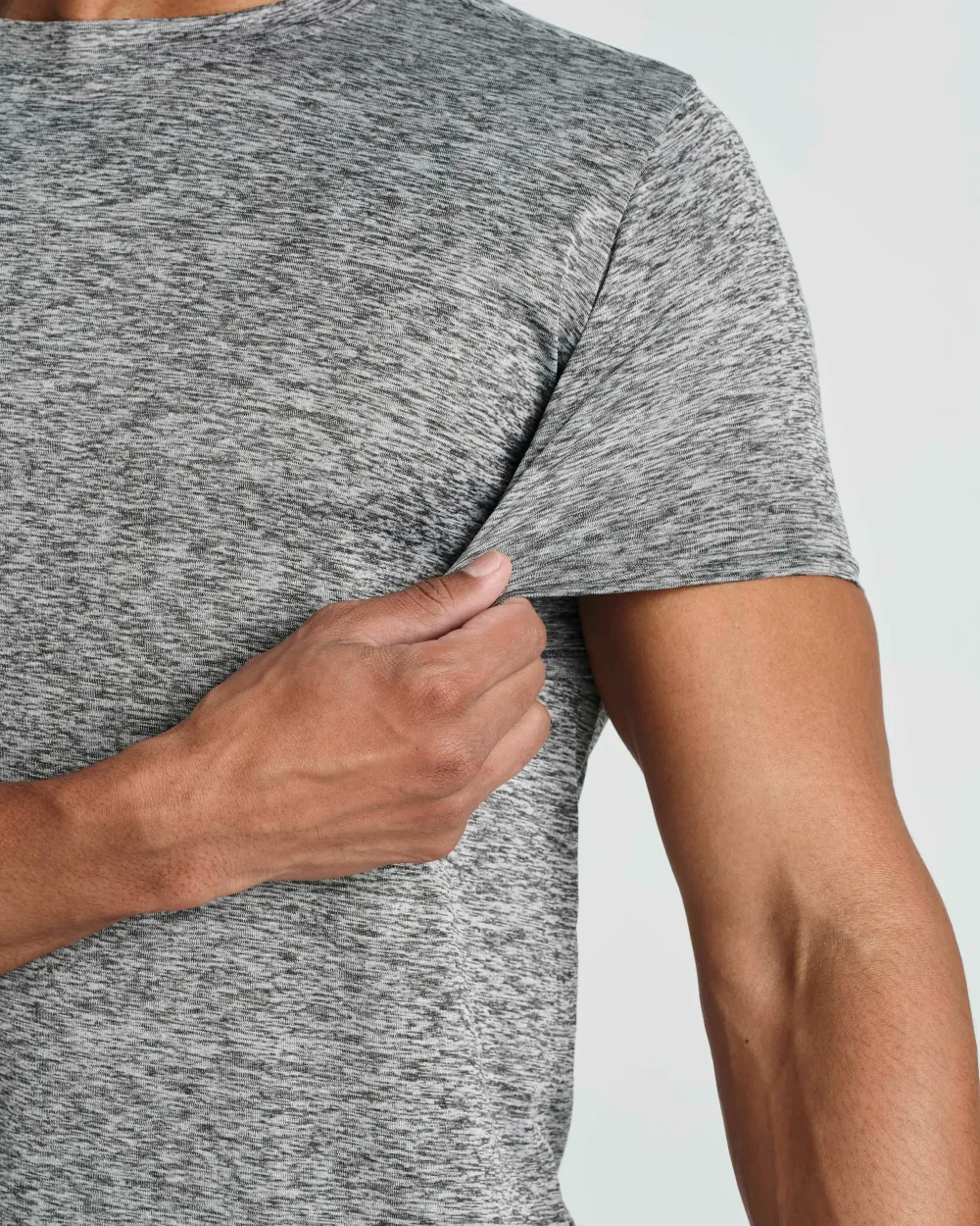 Men’s Short Sleeve Dry Fit Active Crew Neck T Shirt - Athletic Running Gym Workout Tee Tops