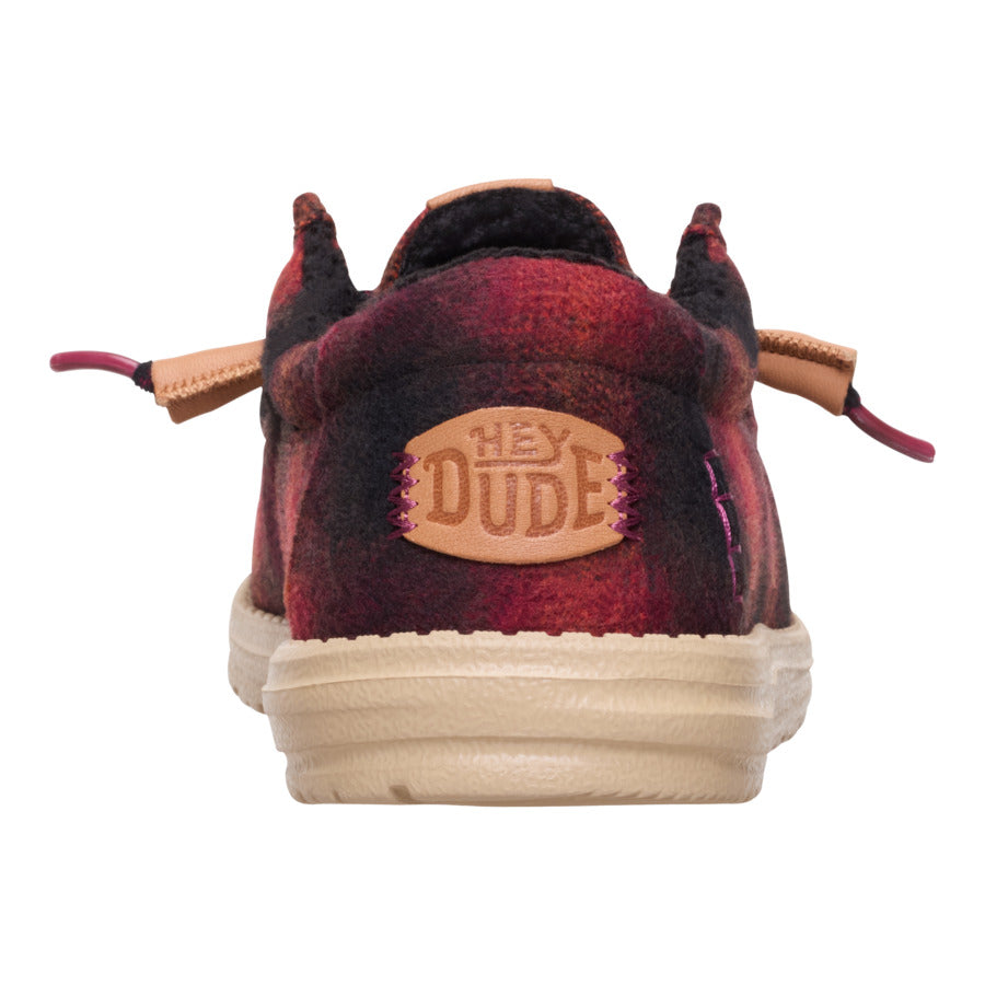 Wally Cozy Plaid - Red Plaid/Black