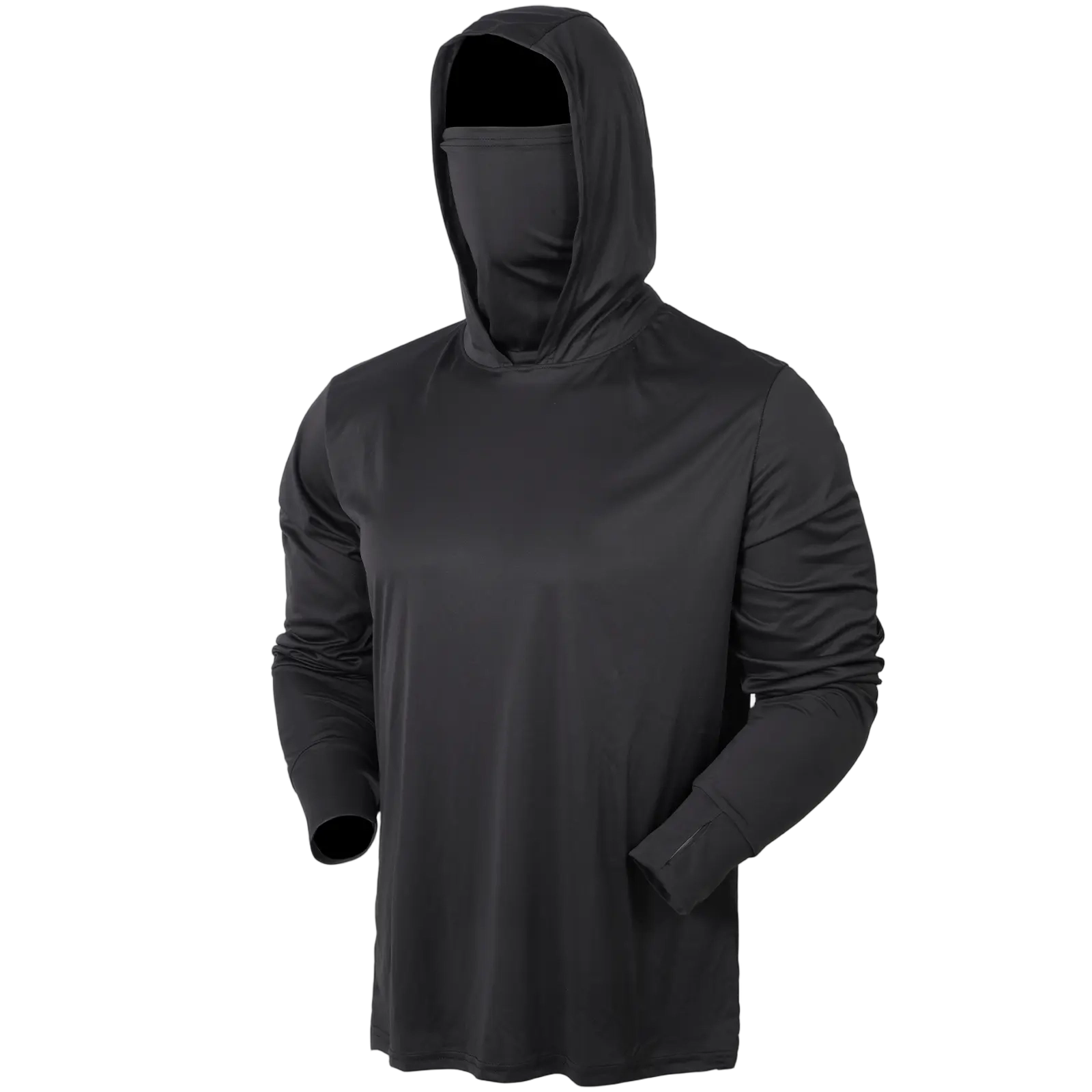 Men’s UPF 50+ Hooded Sun Protection Shirt with Face Mask & Neck Gaiter
