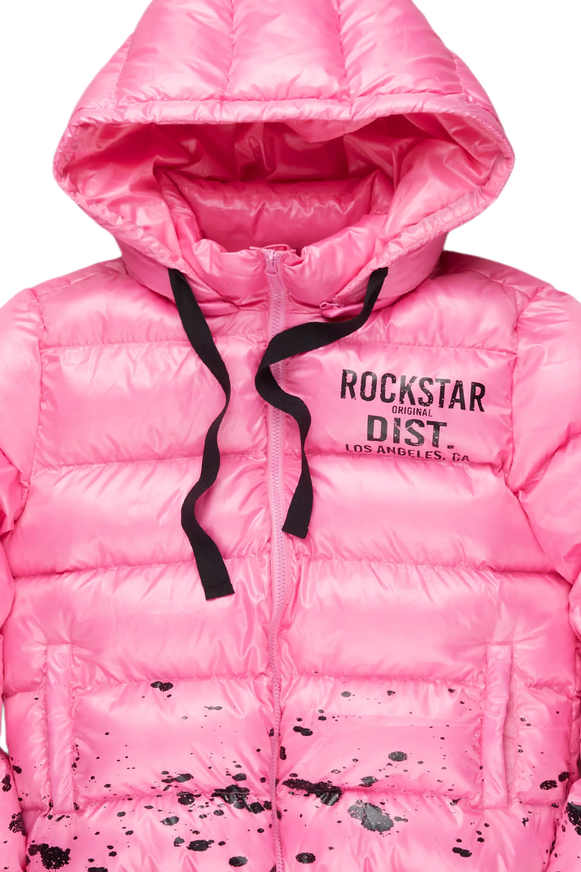 Art Dist. 2.0 Pink Puffer Jacket