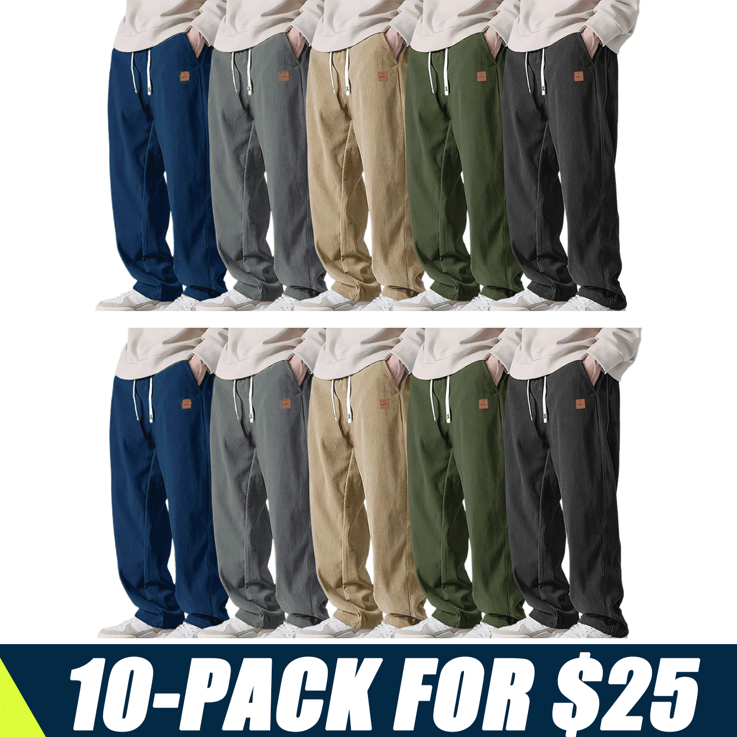 The Classic Corduroy - Men's Easy-Fit Lounge Pants