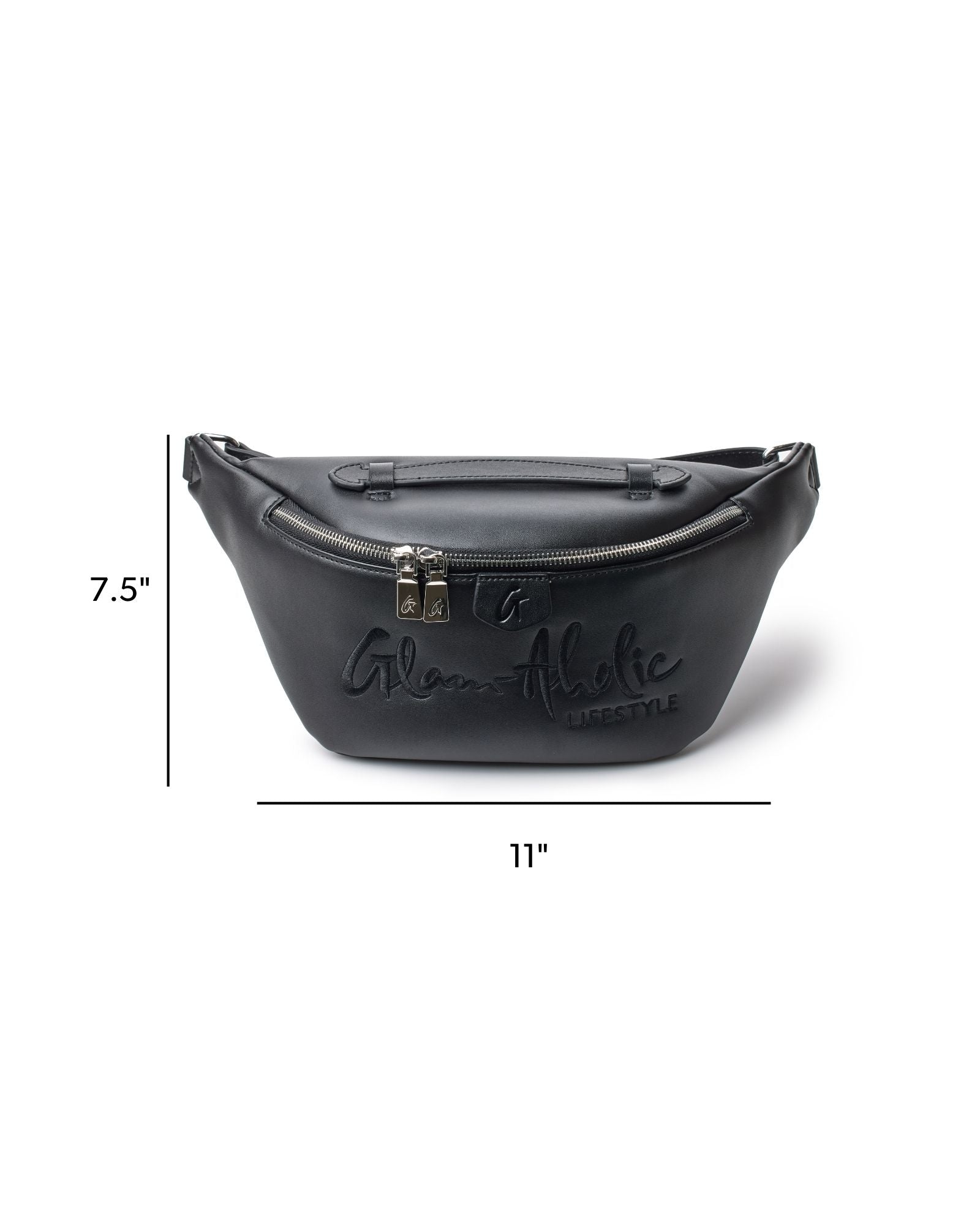 SIGNATURE LOGO FANNY PACK - BLACK