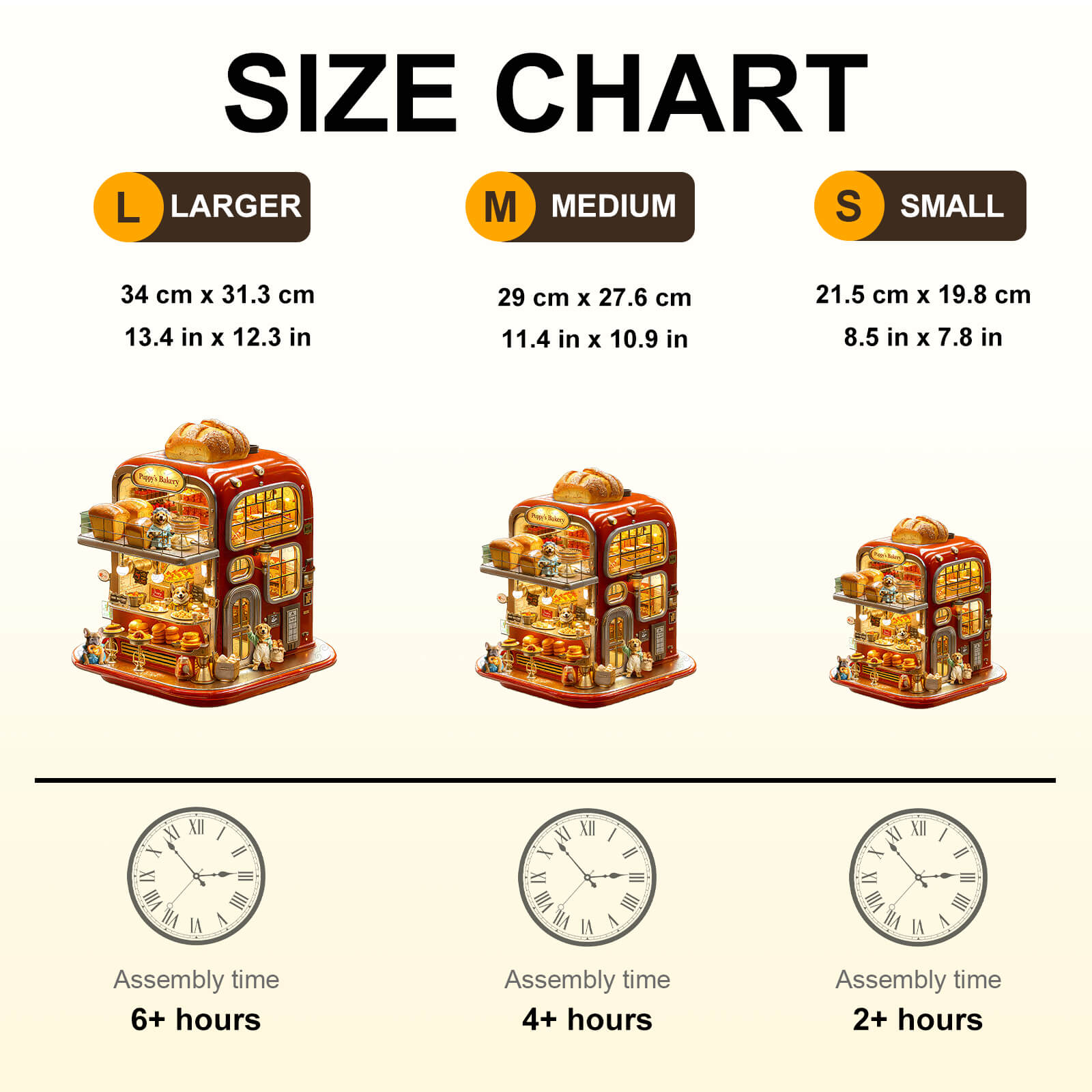 Puppy's Bakery Wooden Jigsaw Puzzle