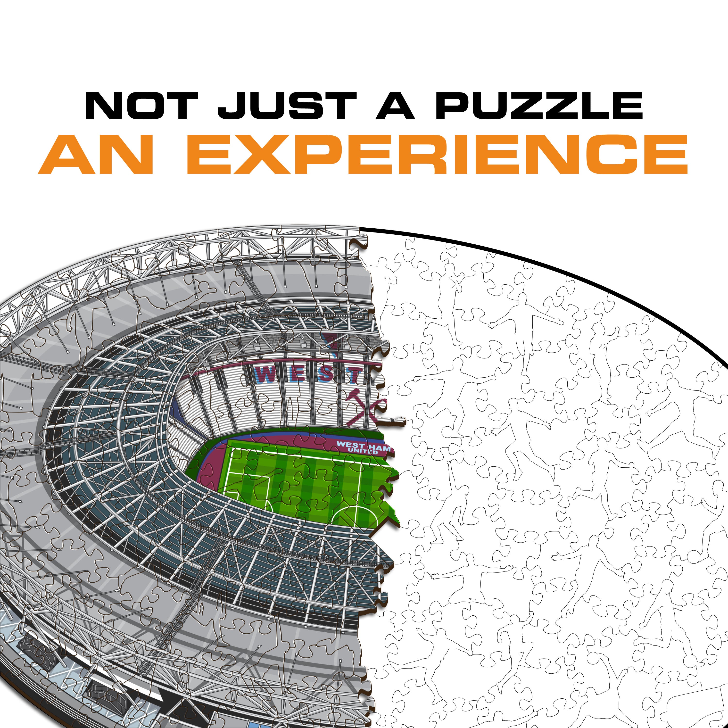 West Ham United FC® Stadium - Wooden Puzzle