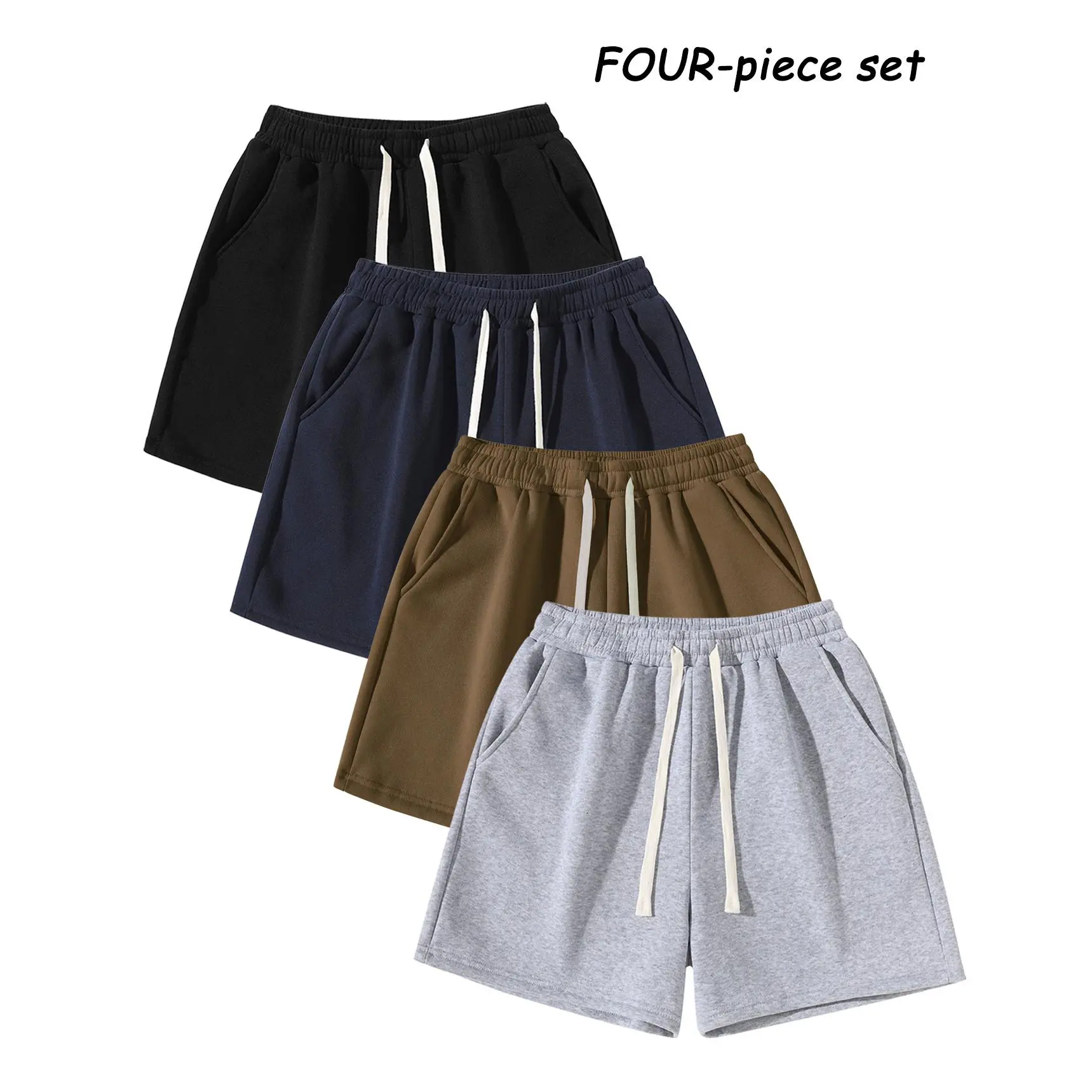 Casual Fashion Sports Commuter Versatile Loose Solid Color Shorts Fitness Summer Bottoms SpringStatements