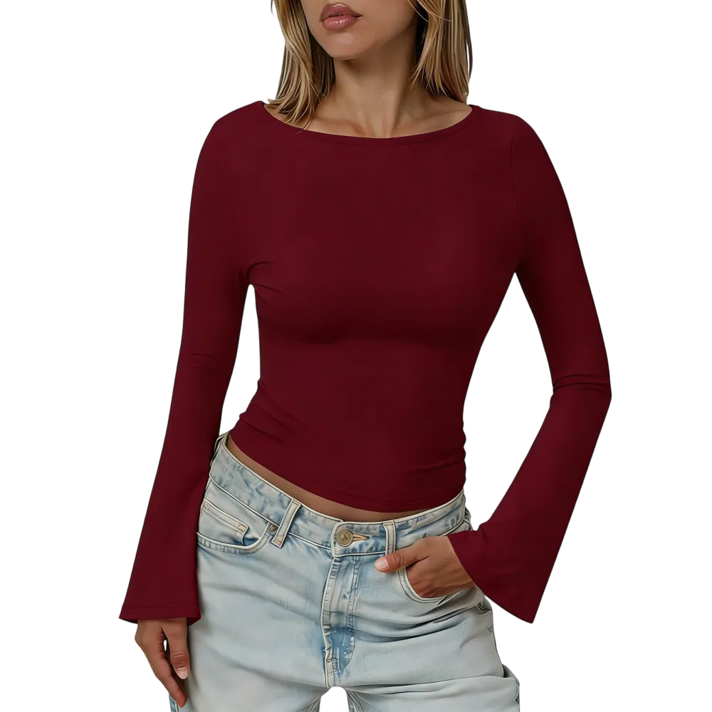 Women's Long Bell Sleeve Shirts