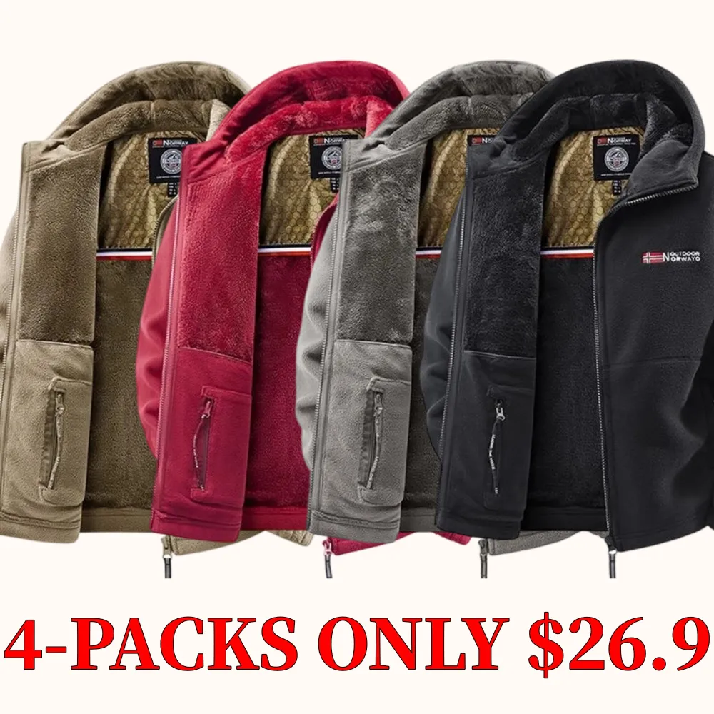 Men's versatile fleece jacket for winter