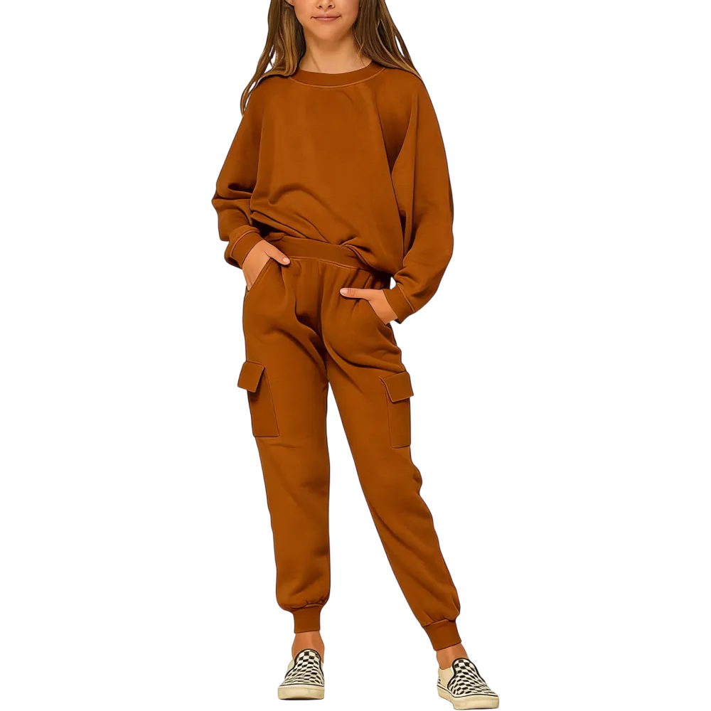 Kids Girls Sweatsuit Lounge sets