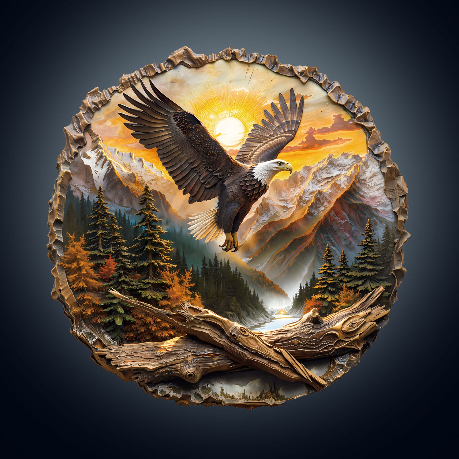 King of the Sky Wooden Jigsaw Puzzle
