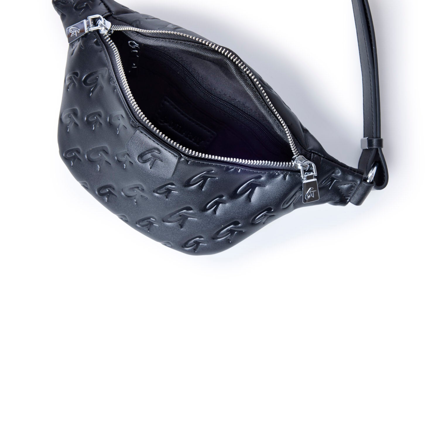 MINI MONOGRAM FANNY PACK - BLACK