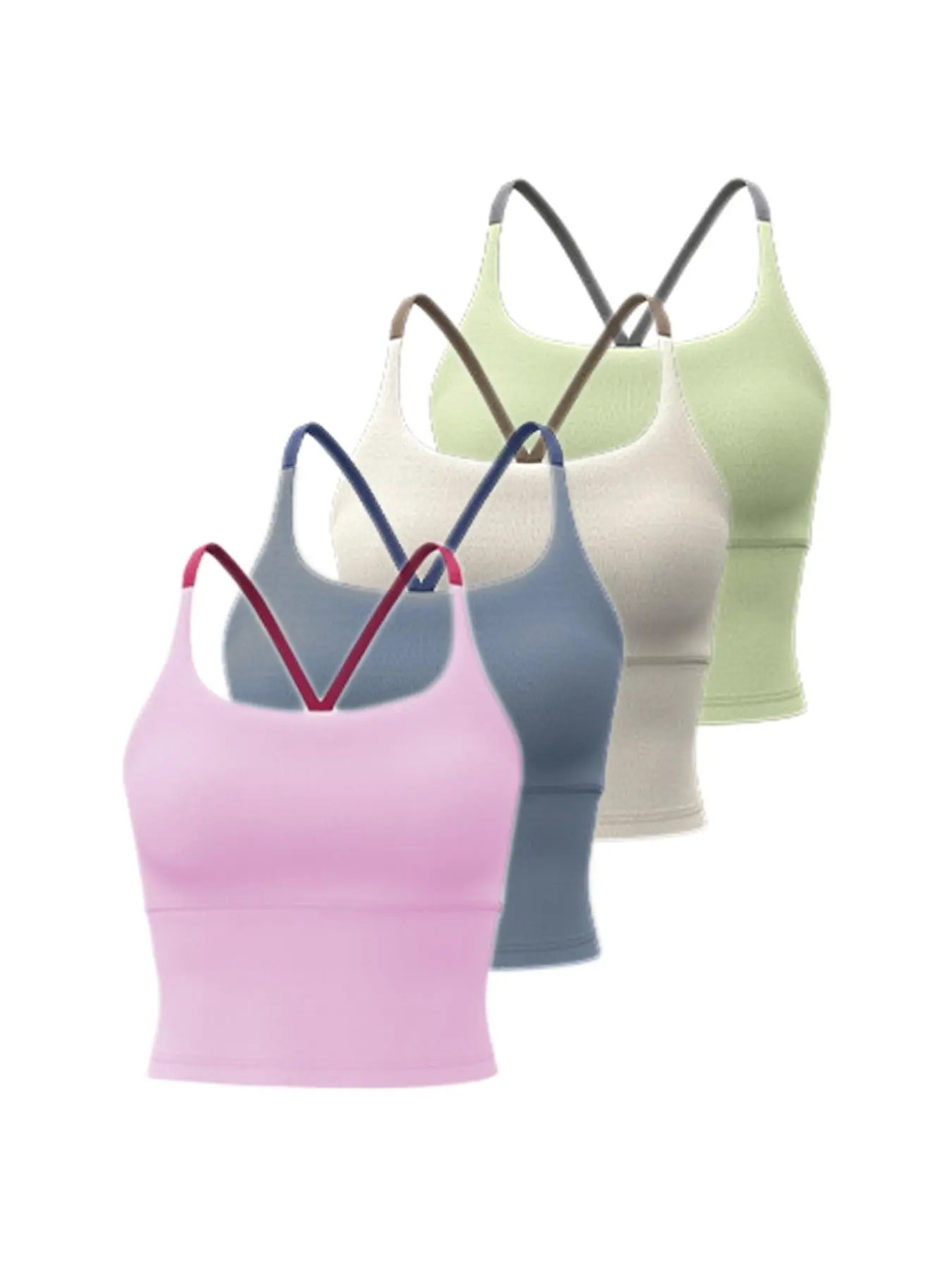 Women’s Criss Cross Sports Bra – Comfortable & Durable Active Crop Top