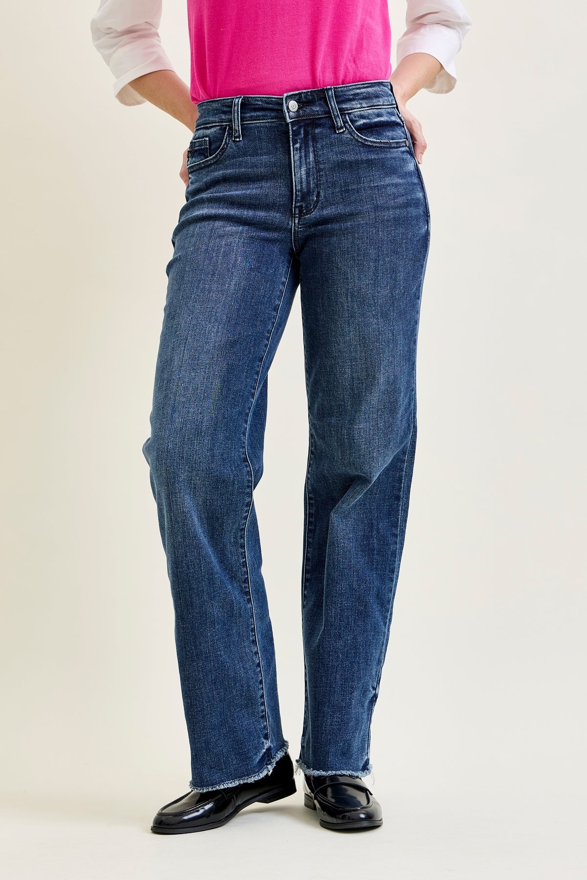 Carrie Mid Rise Wide Leg