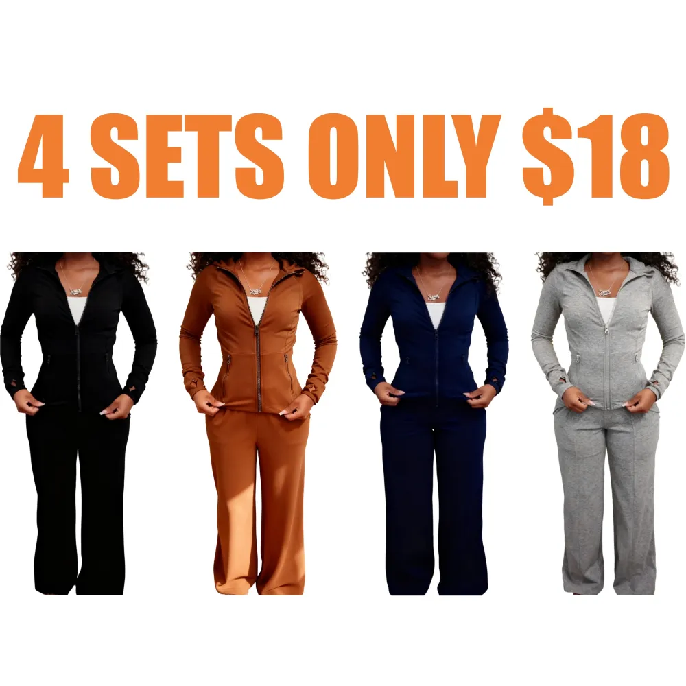 Slim-Fit Casual Fashion Set