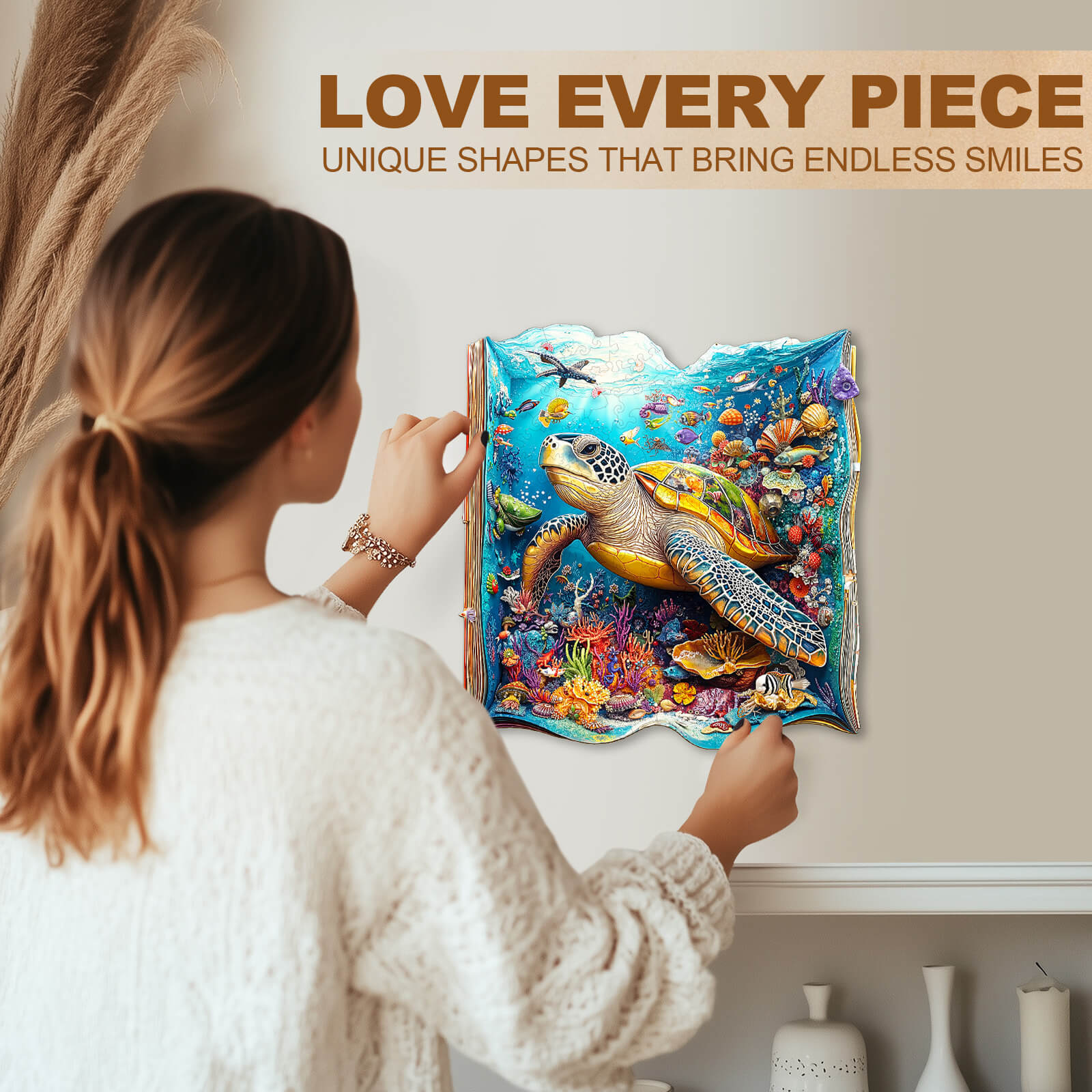 Turtle Story Wooden Jigsaw Puzzle